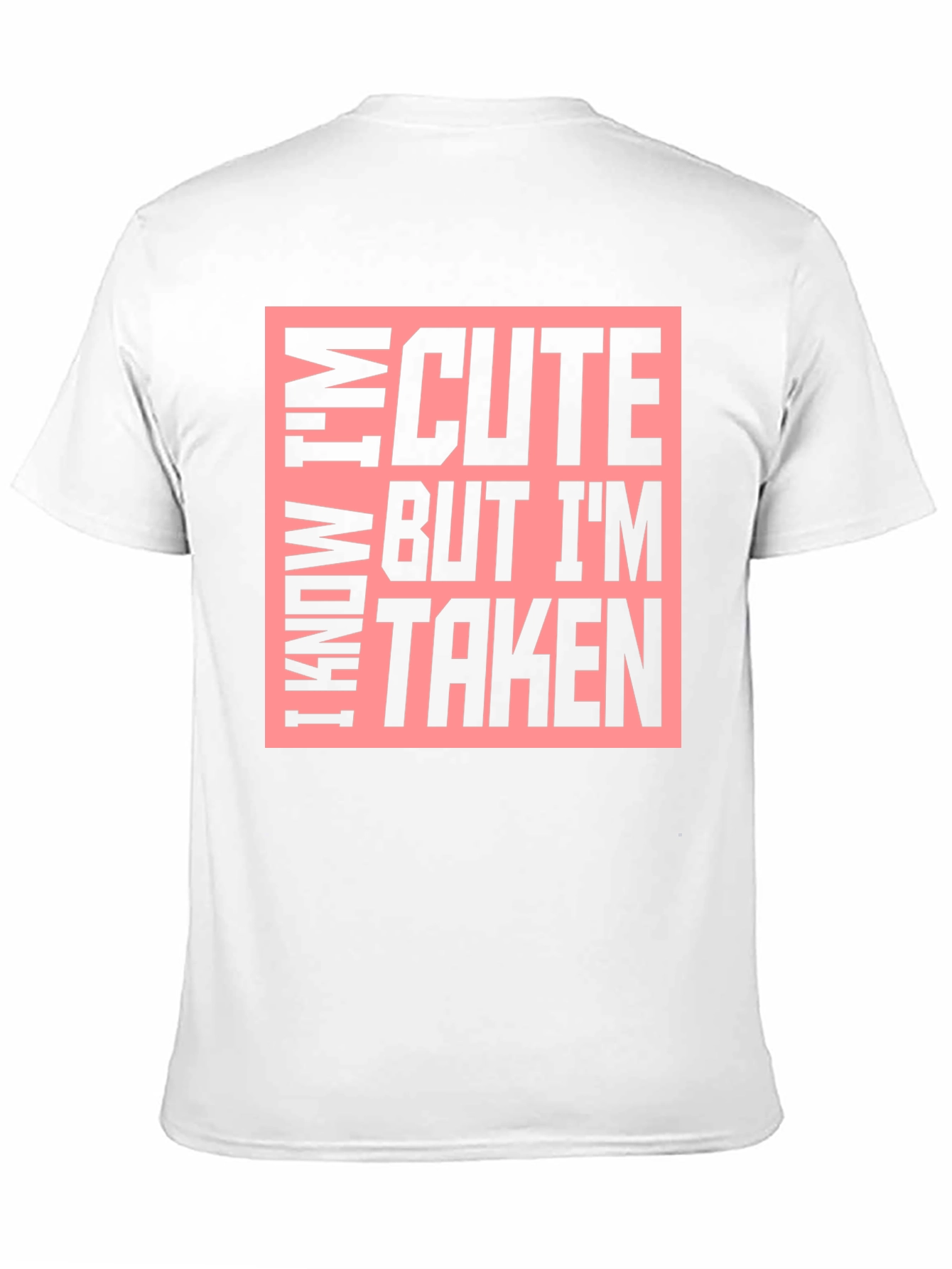 Black Cute But Taken Graphic T-Shirt view 11