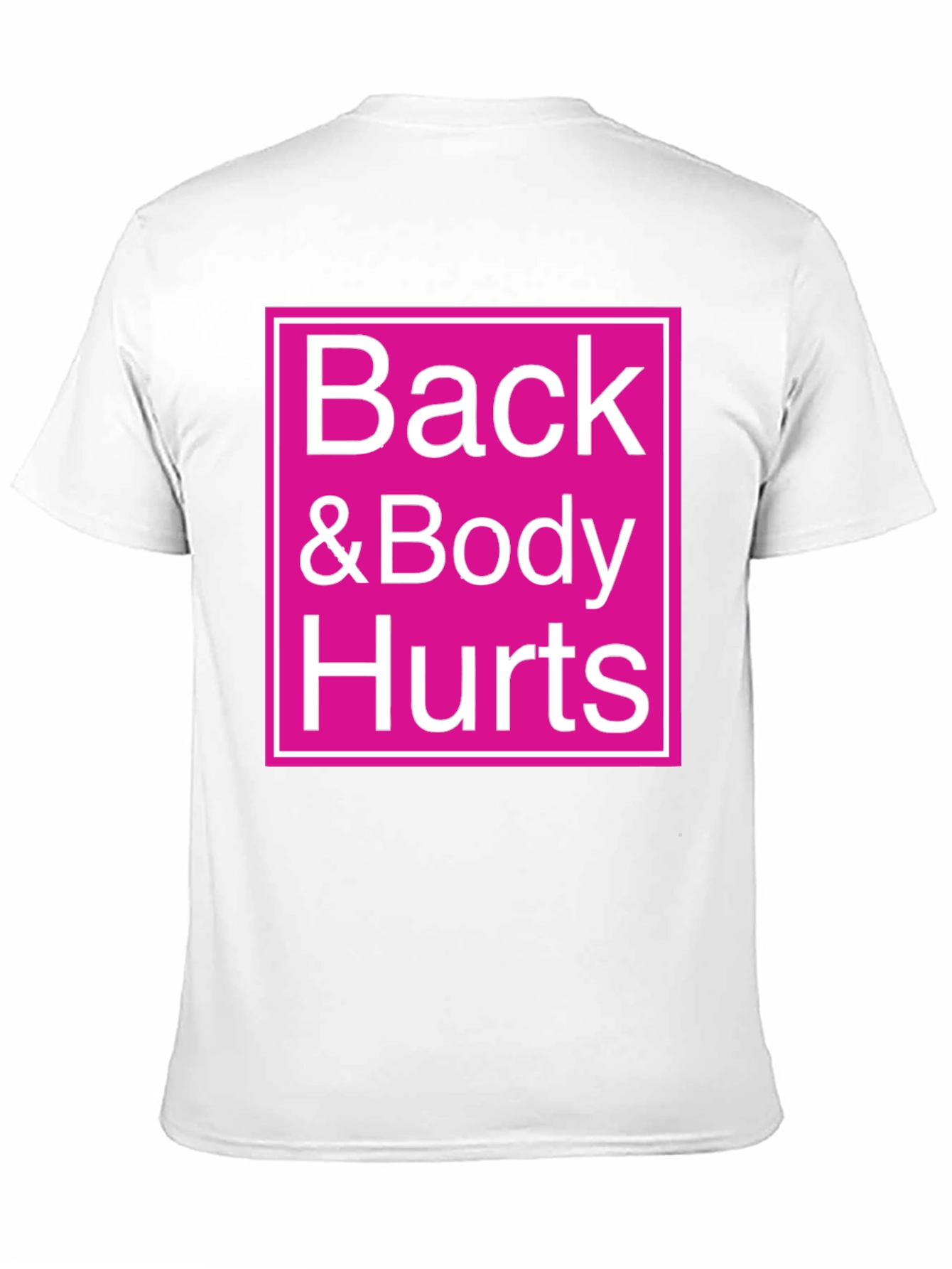Black Back & Body Hurts Graphic Tee - Black view 11