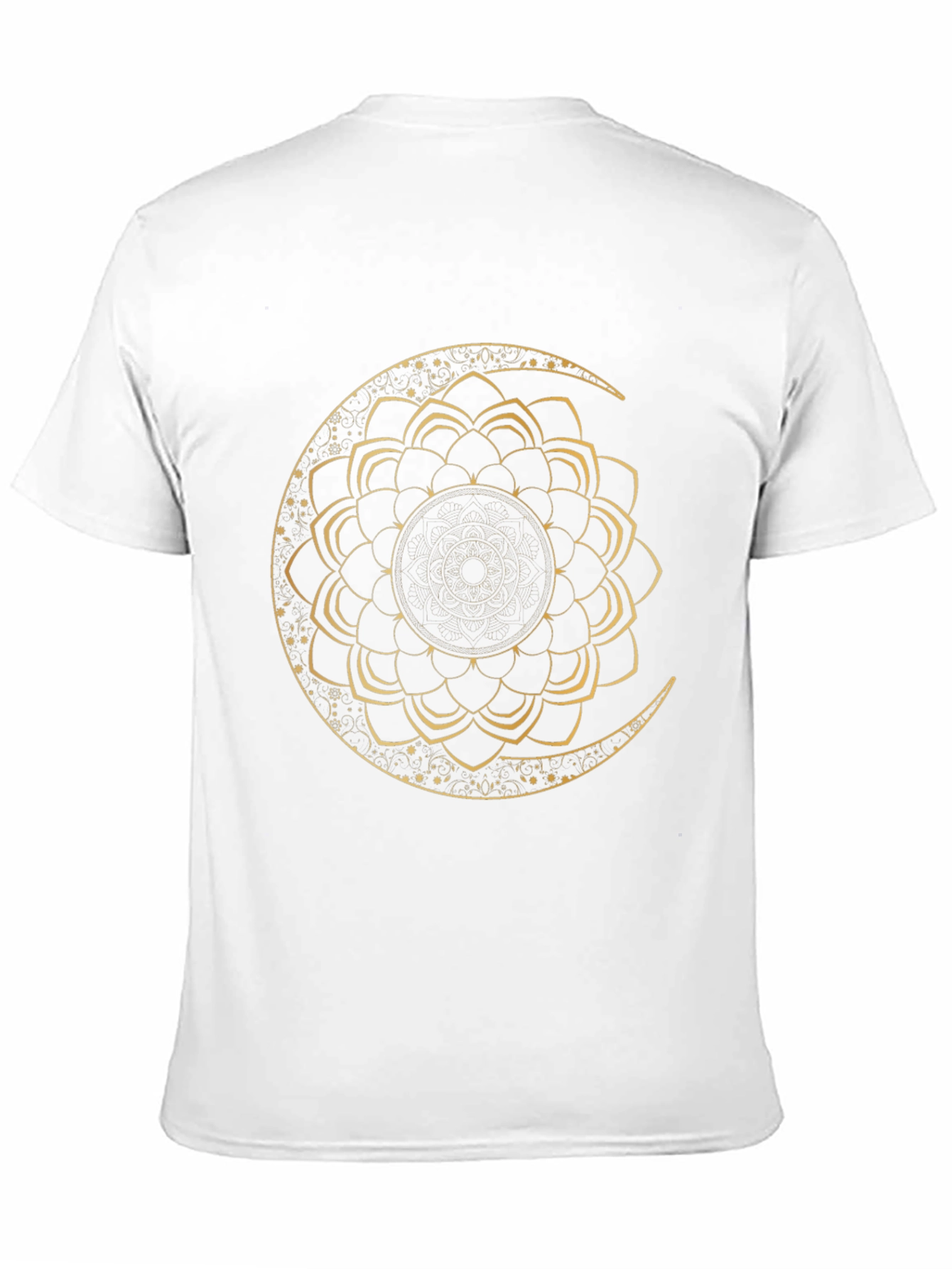 Black Moon Mandala Graphic Tee - Black view 11