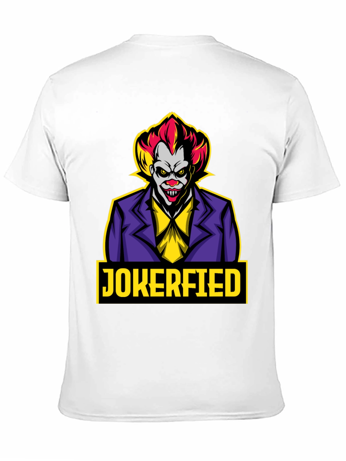 Black Jokerfied T-Shirt - Clown Graphic Tee view 11