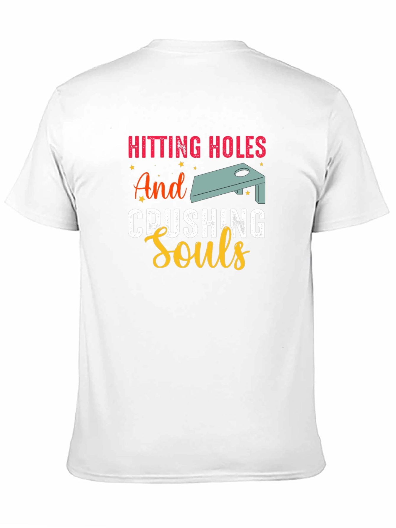 Black Hitting Holes and Crushing Souls Black T-Shirt view 11
