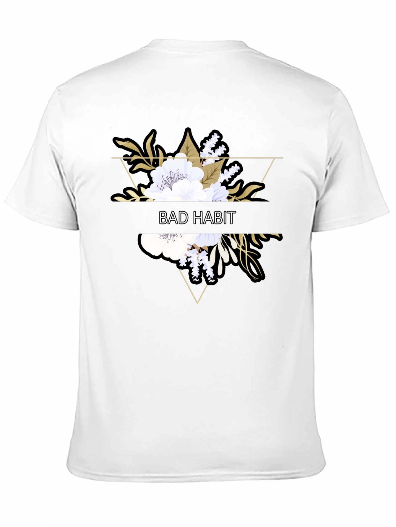 Black Bad Habit Floral Graphic Tee view 11