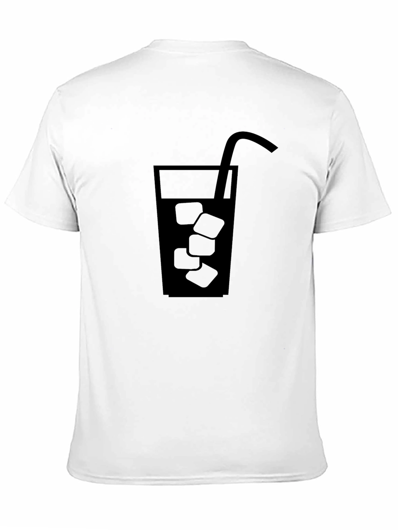 Black Cool Drink Graphic Tee - Black Cotton Shirt view 11
