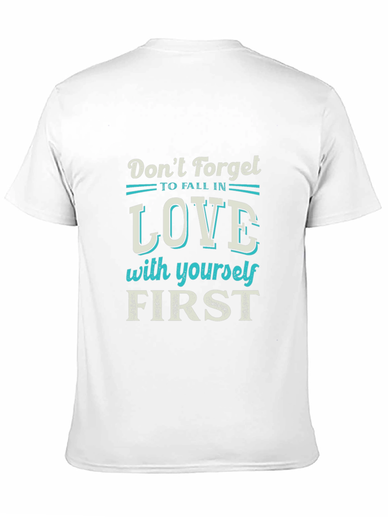 Black Love Yourself First Graphic Tee - Black view 11