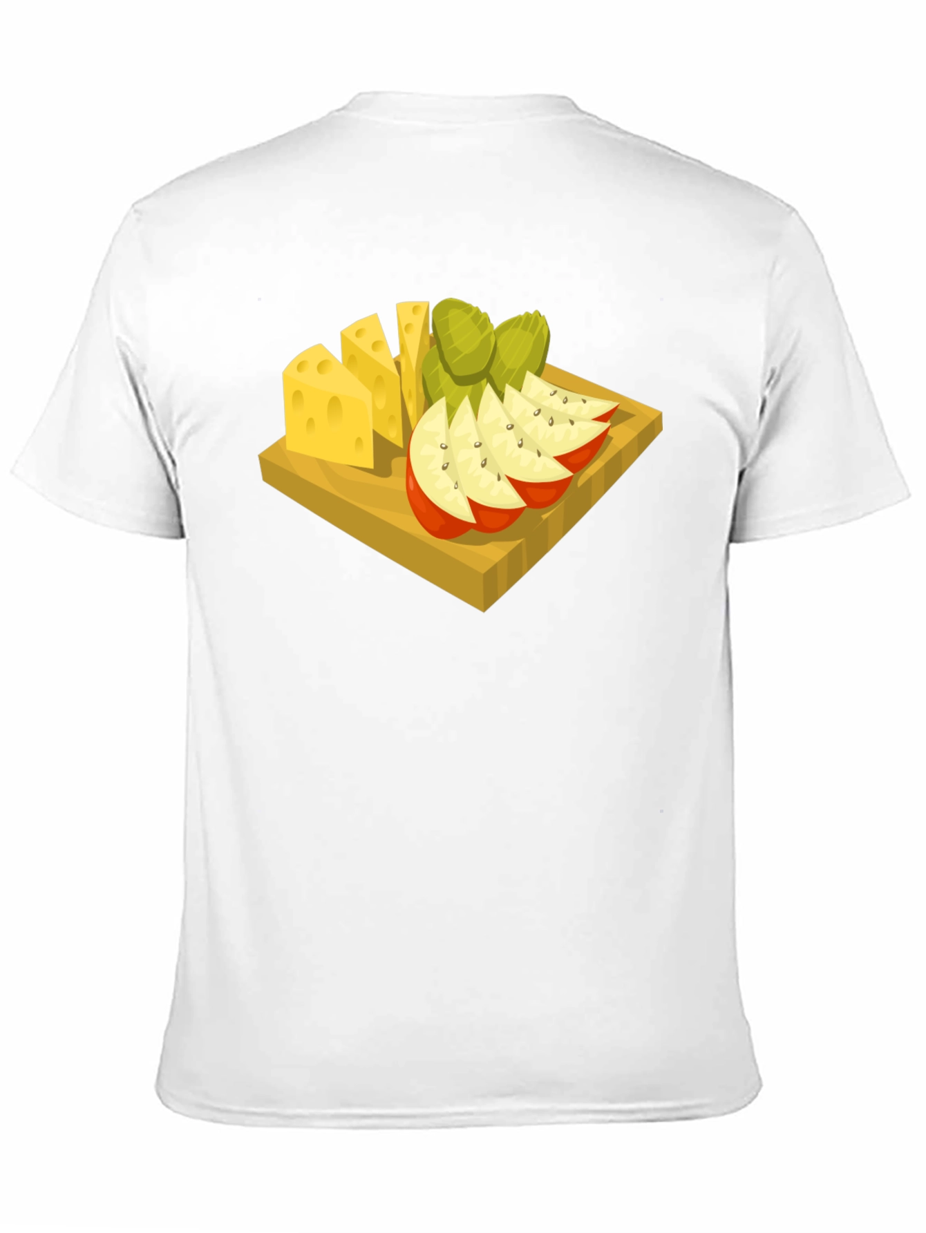 Black Cheese & Fruit Graphic Tee - Food Lover's Delight view 11