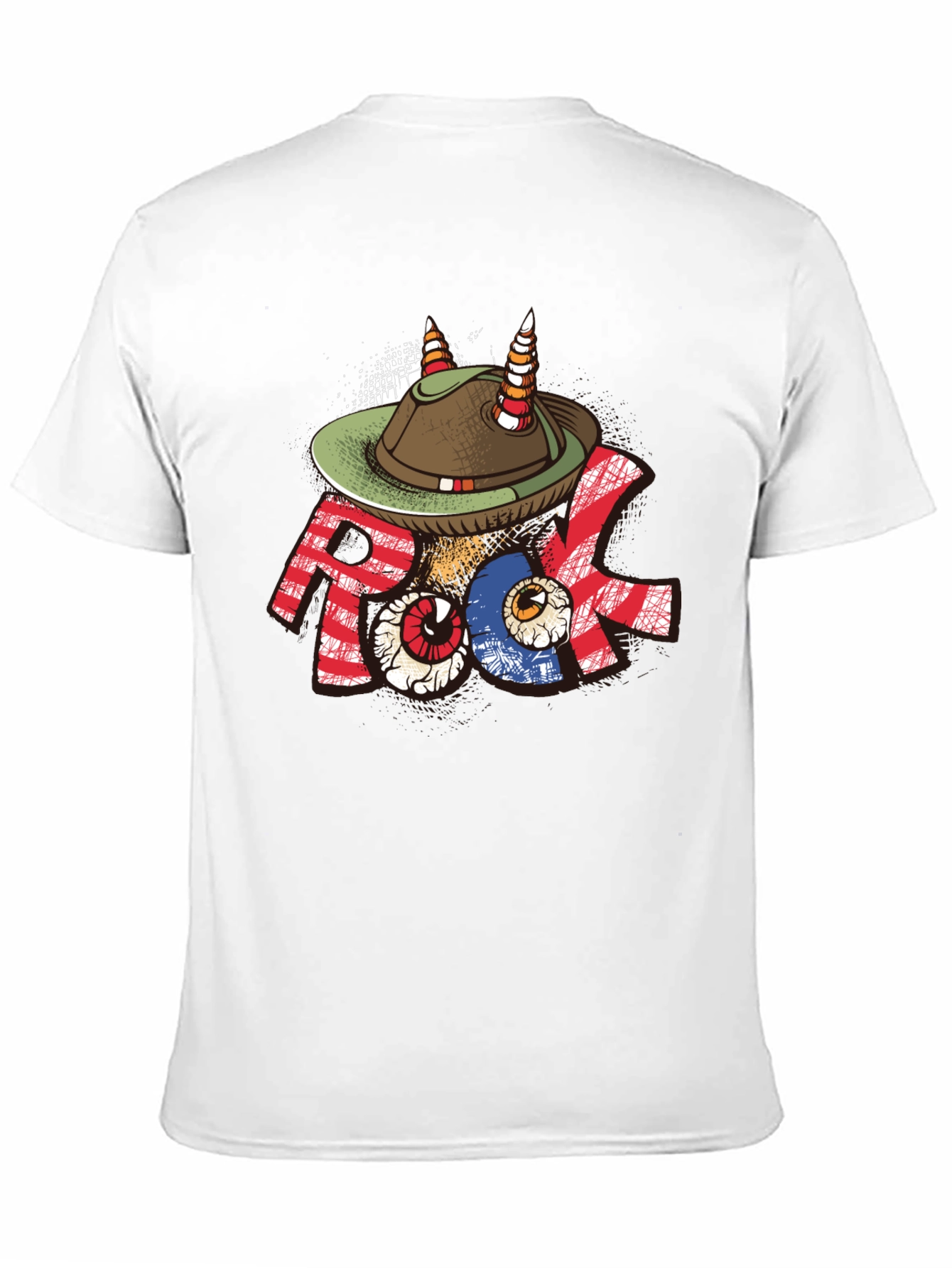 Black Rock Music Hat T-Shirt view 11