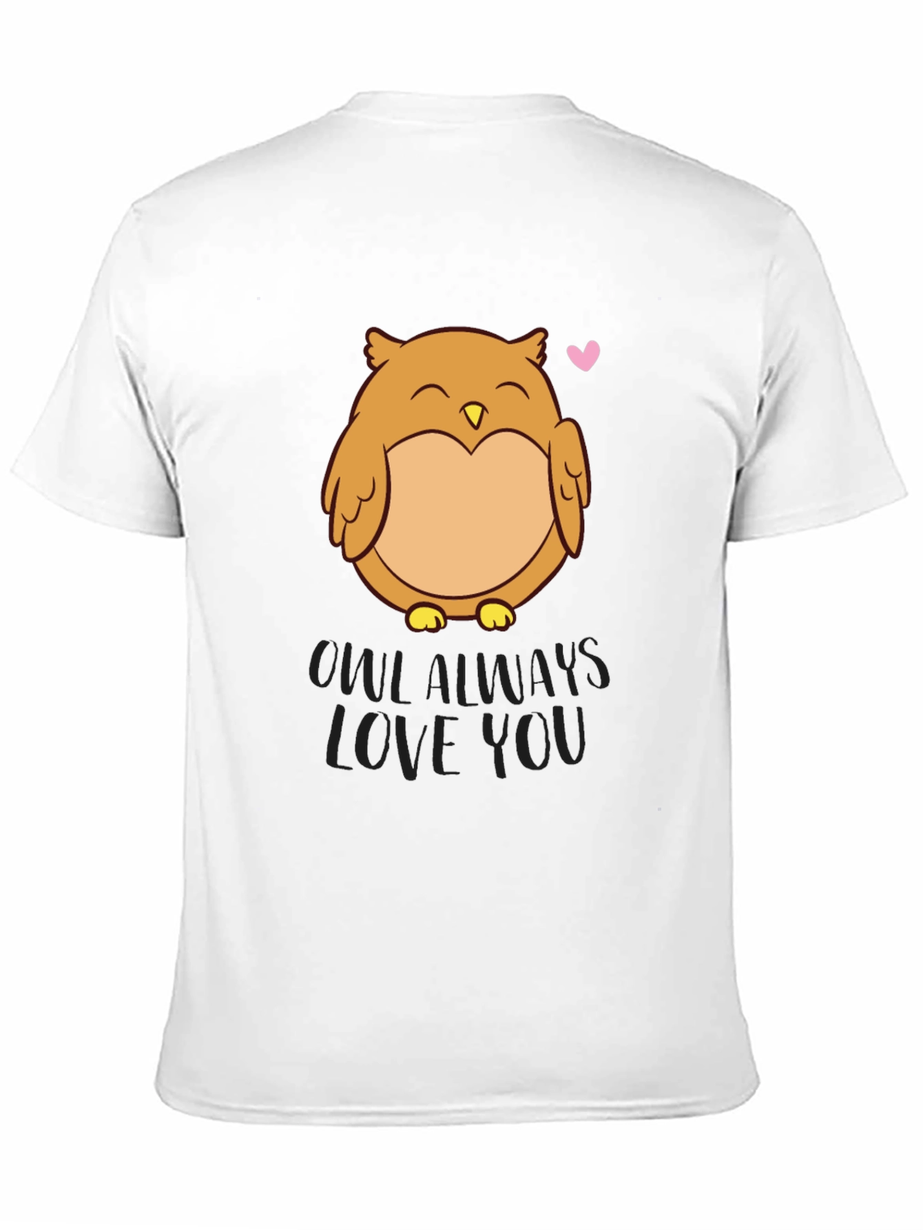 Black Owl Always Love You Black T-Shirt view 11