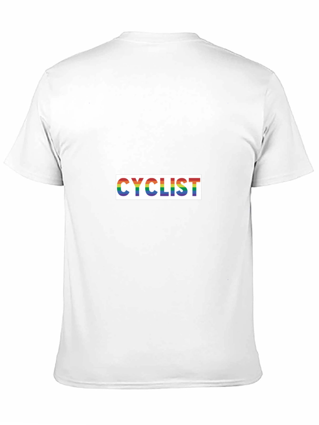 Black Rainbow Cyclist T-Shirt - Black view 11