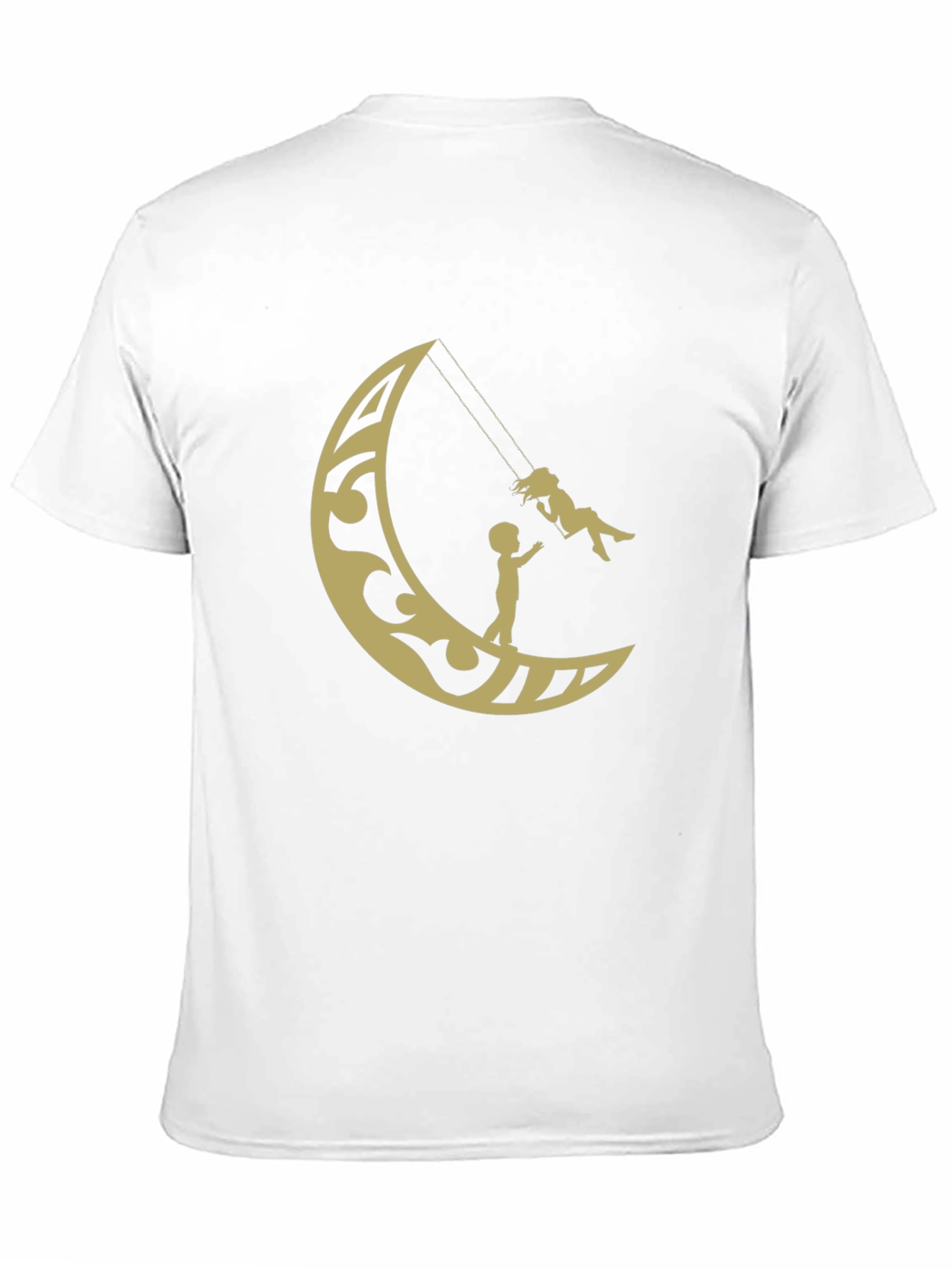 Black Moon Swing Graphic Tee - Stylish Cotton T-Shirt view 11