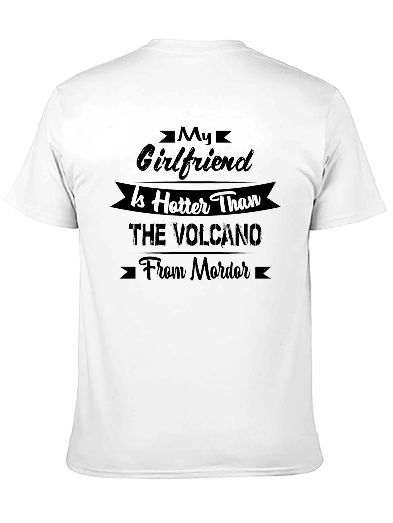 Hot Girlfriend Volcano Mordor Graphic T-Shirt - 11