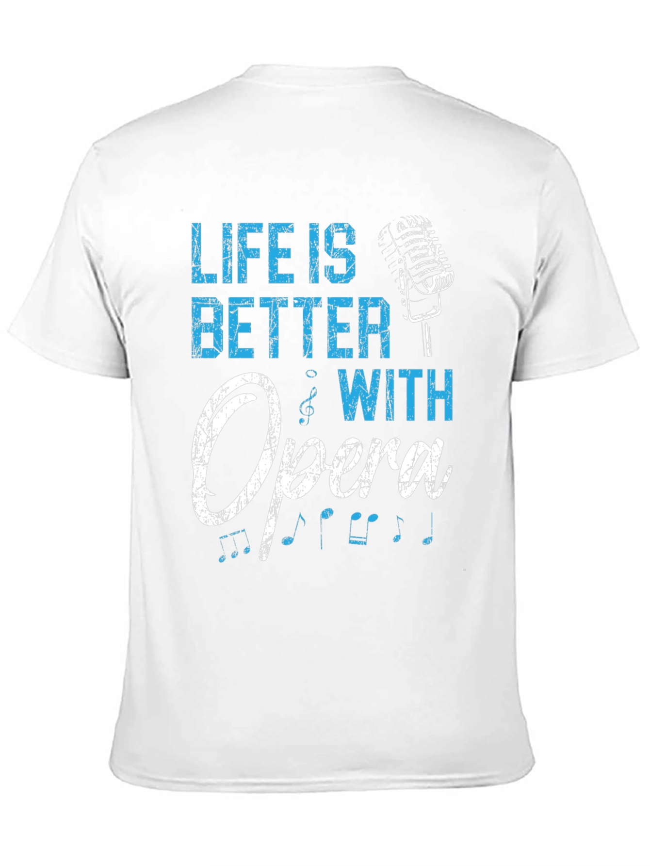 Black Life Is Better With Opera Black T-Shirt view 11