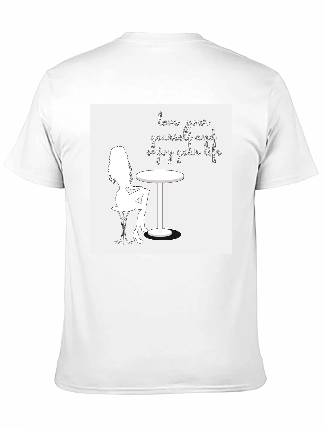 Black Love Yourself Graphic T-Shirt - Black view 11
