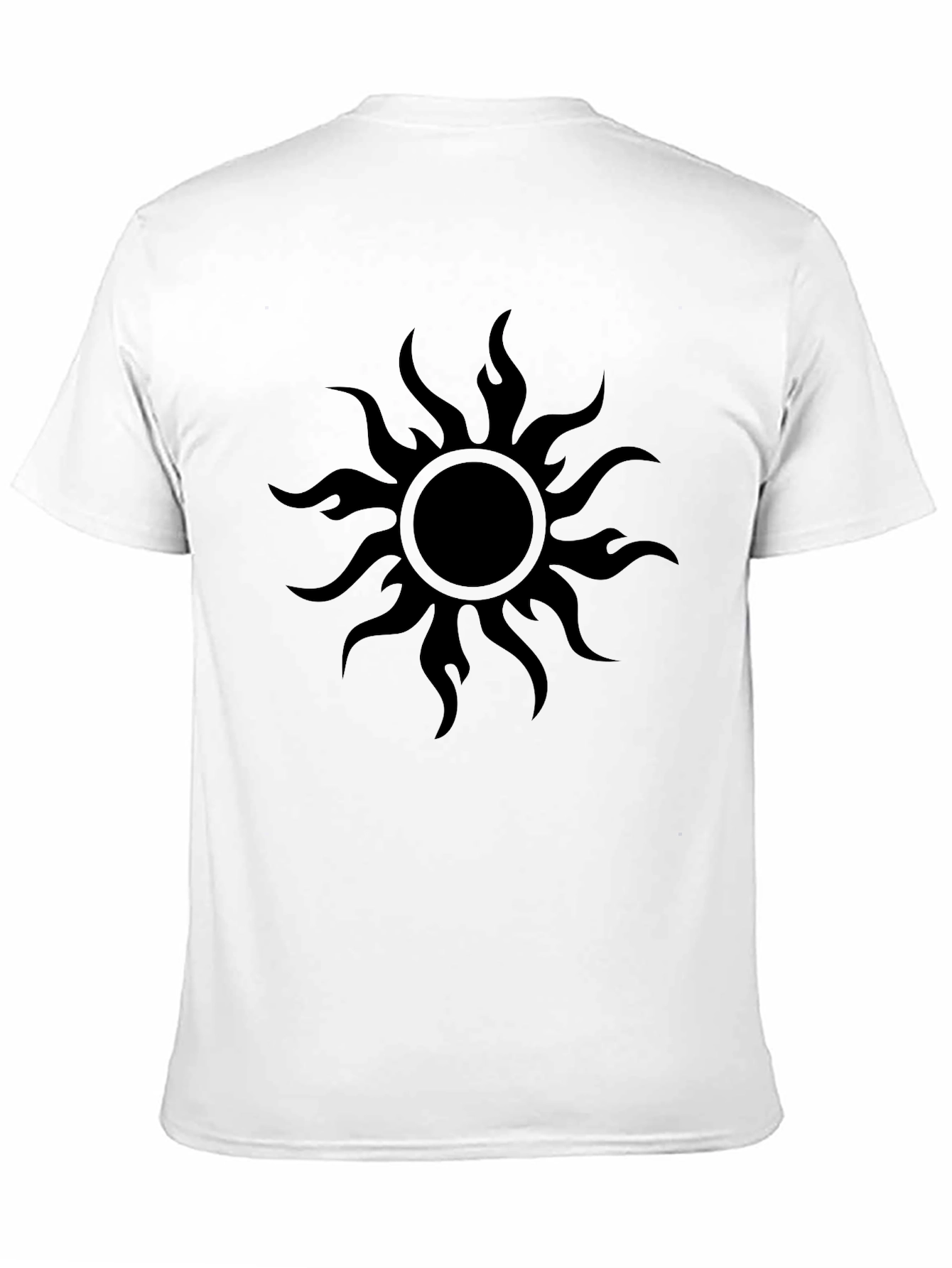 Black Black Sun Graphic Tee - Stylish Men's T-Shirt view 11