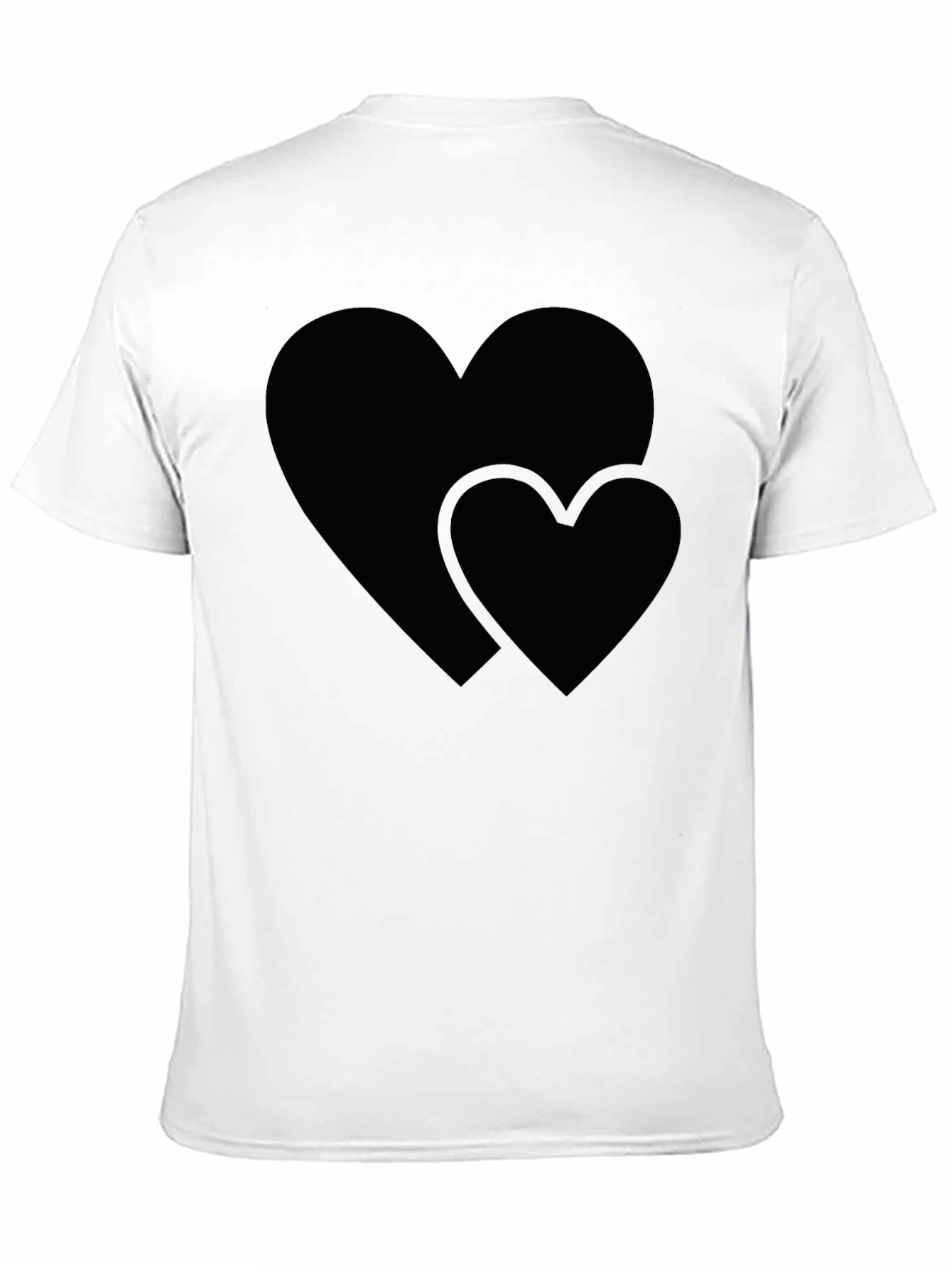 Black Heart Graphic Black Crew Neck Tee view 11