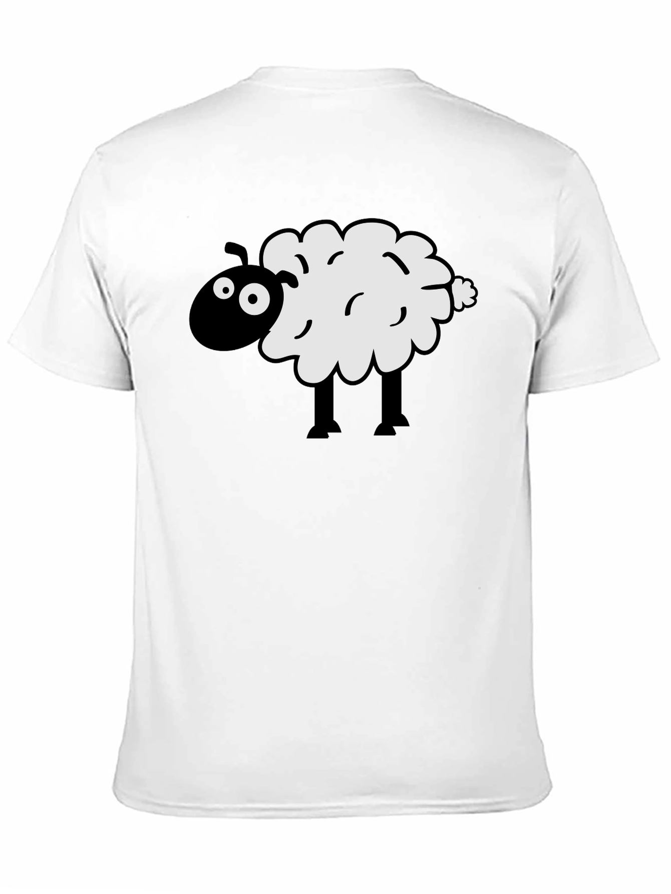 Black Black Sheep Graphic Tee - Men's Crew Neck T-Shirt view 11