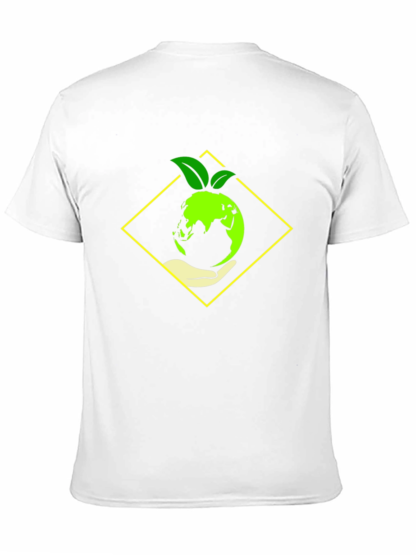 Black Eco-Friendly Earth Graphic Tee - Black view 11