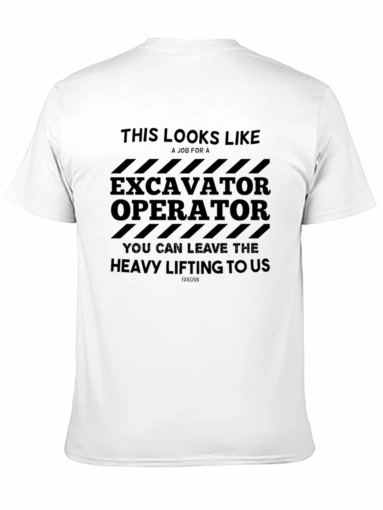 Black Excavator Operator T-Shirt Funny Heavy Lifting Tee view 11