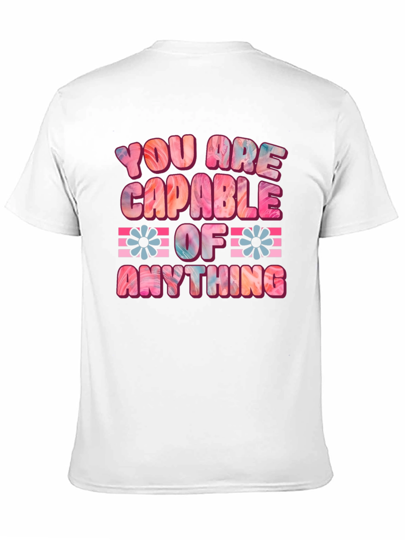 Black You Are Capable Of Anything Graphic Tee view 11