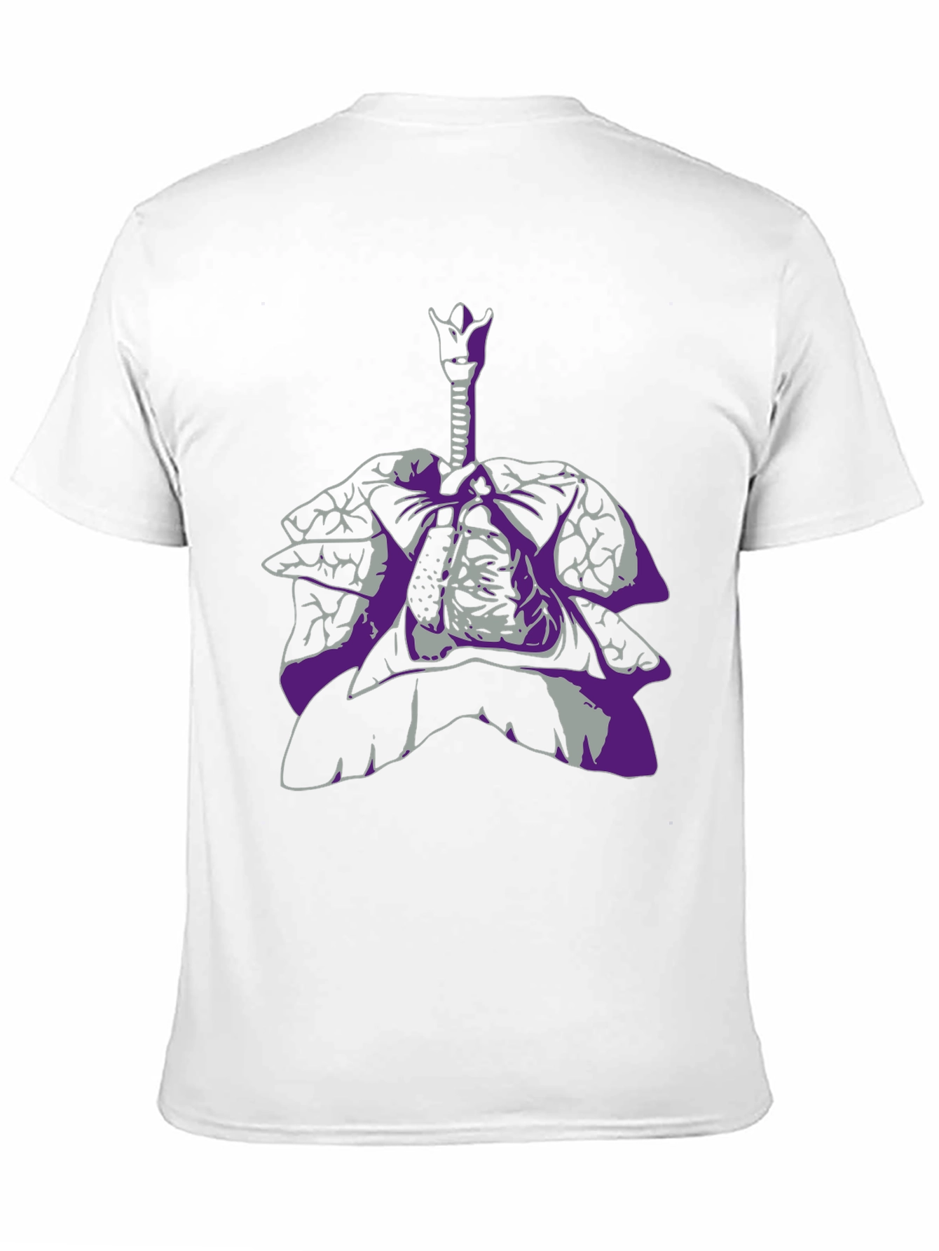 Anatomical Lungs Graphic Tee - Unique Design - 11
