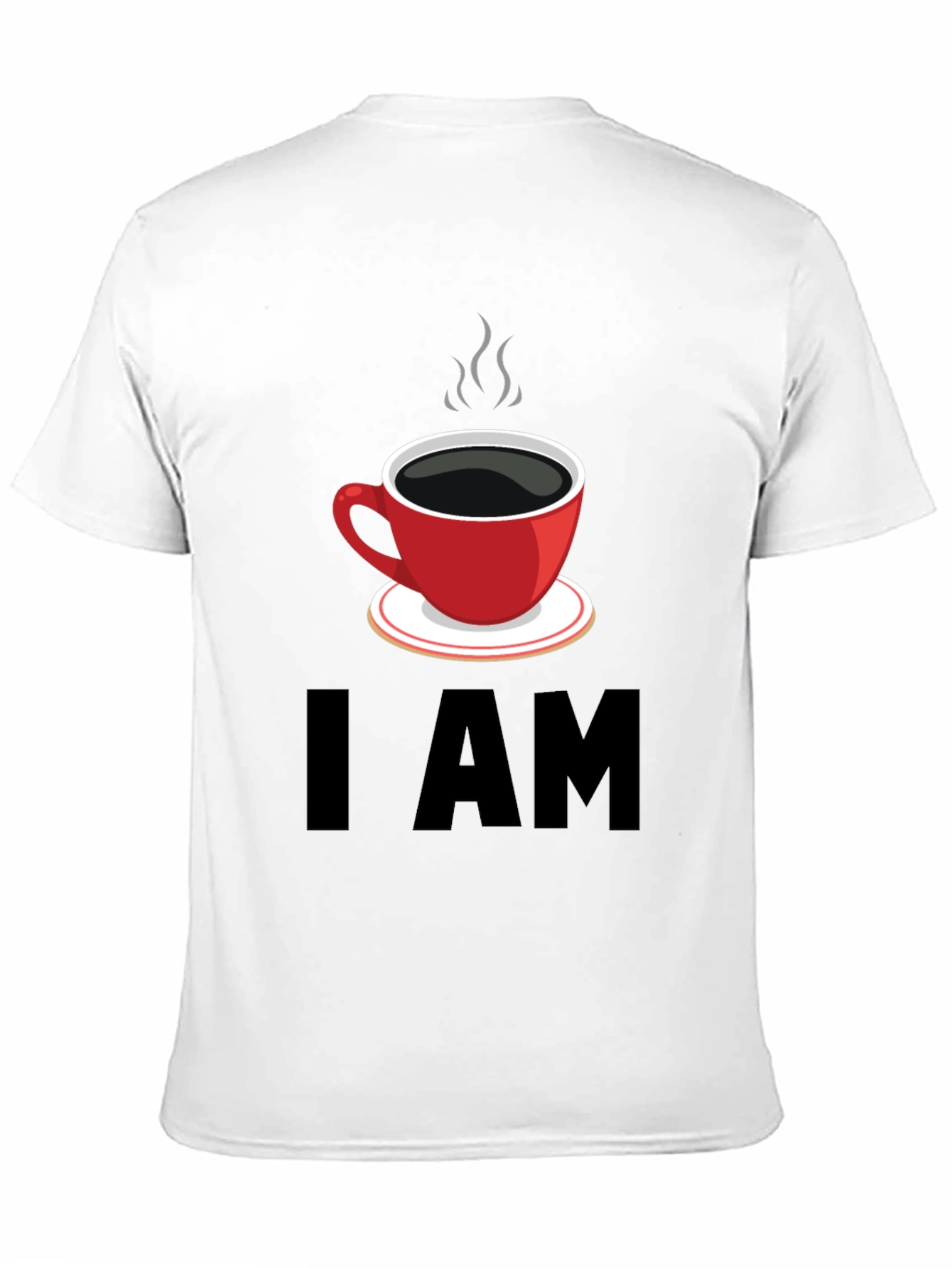 Black I AM Coffee T-Shirt - Black Graphic Tee view 11