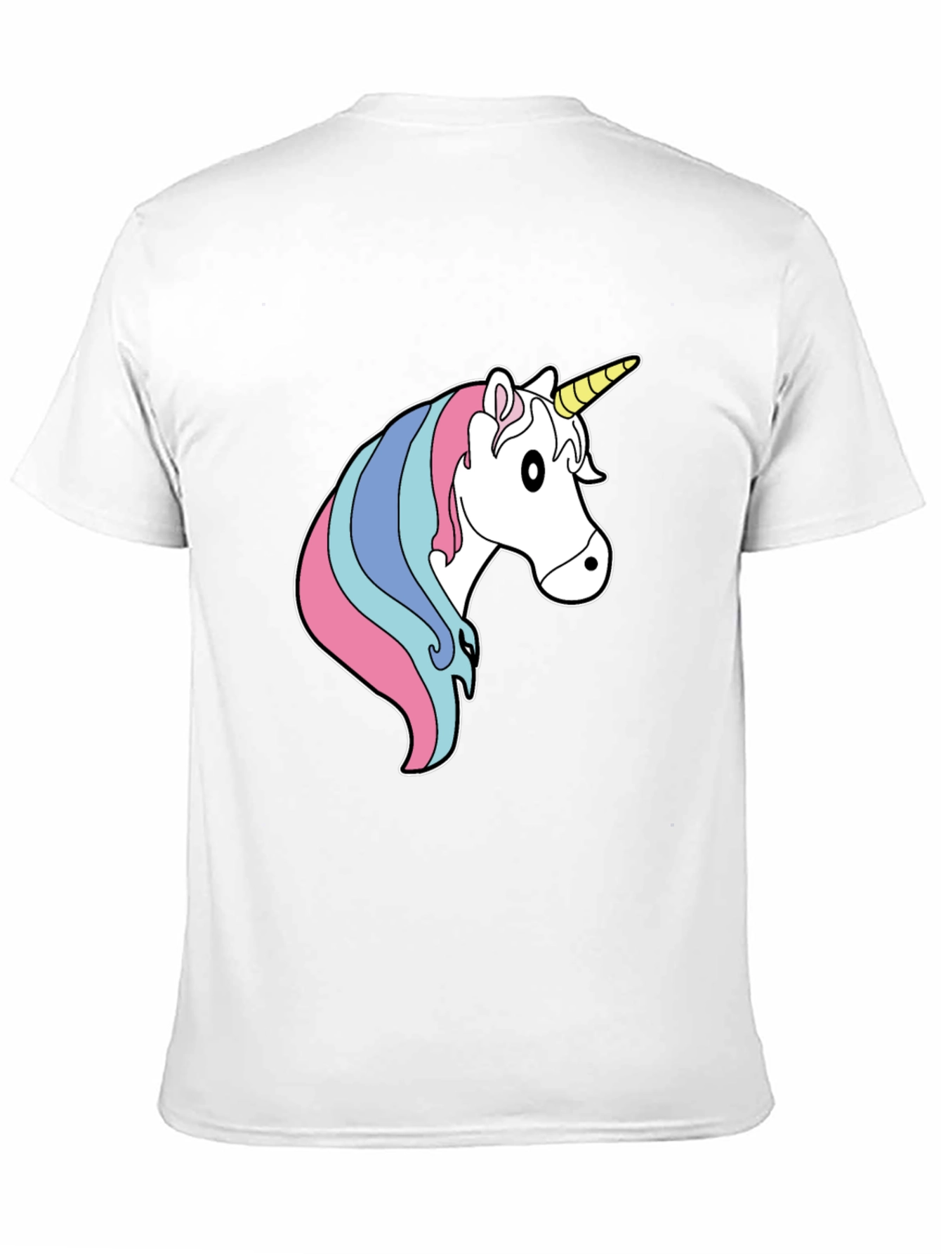 Black Unicorn Graphic Tee - Black Cotton Blend view 11