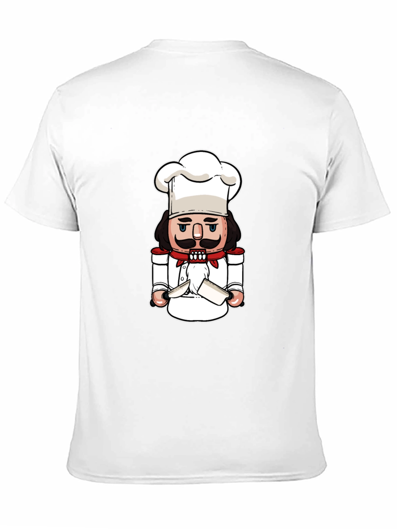 Black Chef Nutcracker T-Shirt - Funny Culinary Tee view 11