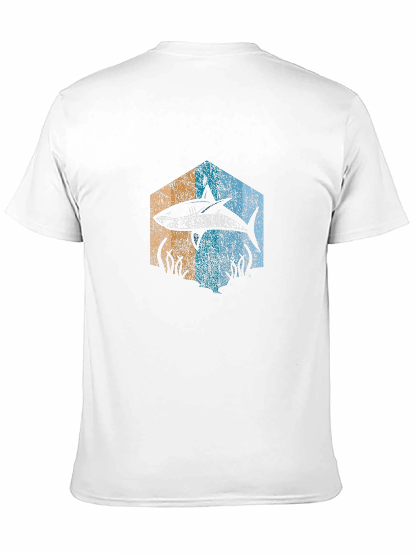 Black Retro Shark Graphic Tee - Ocean Lover Shirt view 11