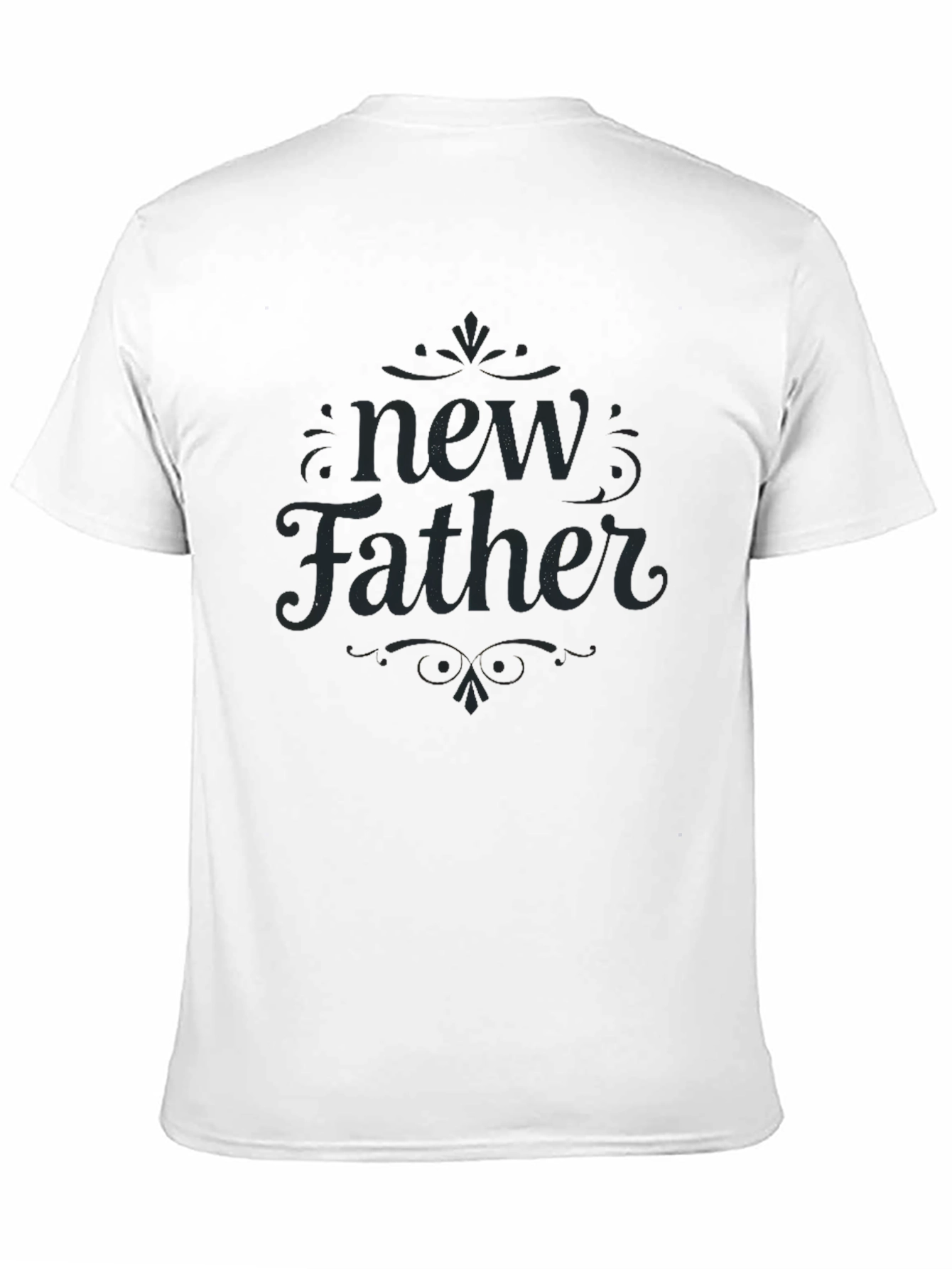 Black New Father Graphic T-Shirt - Soft Cotton Blend view 11