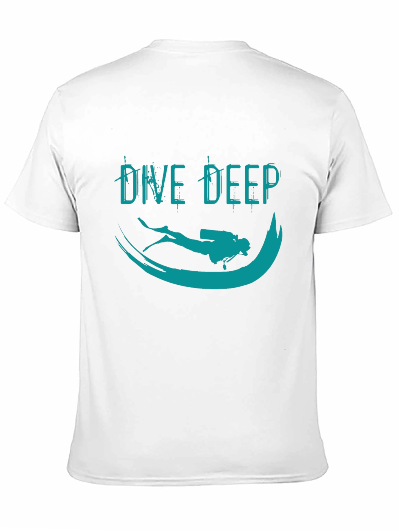 Black Dive Deep Graphic T-Shirt - Black view 11