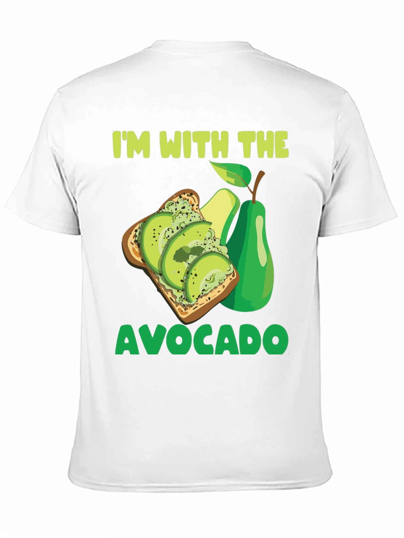 Black I'm With The Avocado T-Shirt view 11