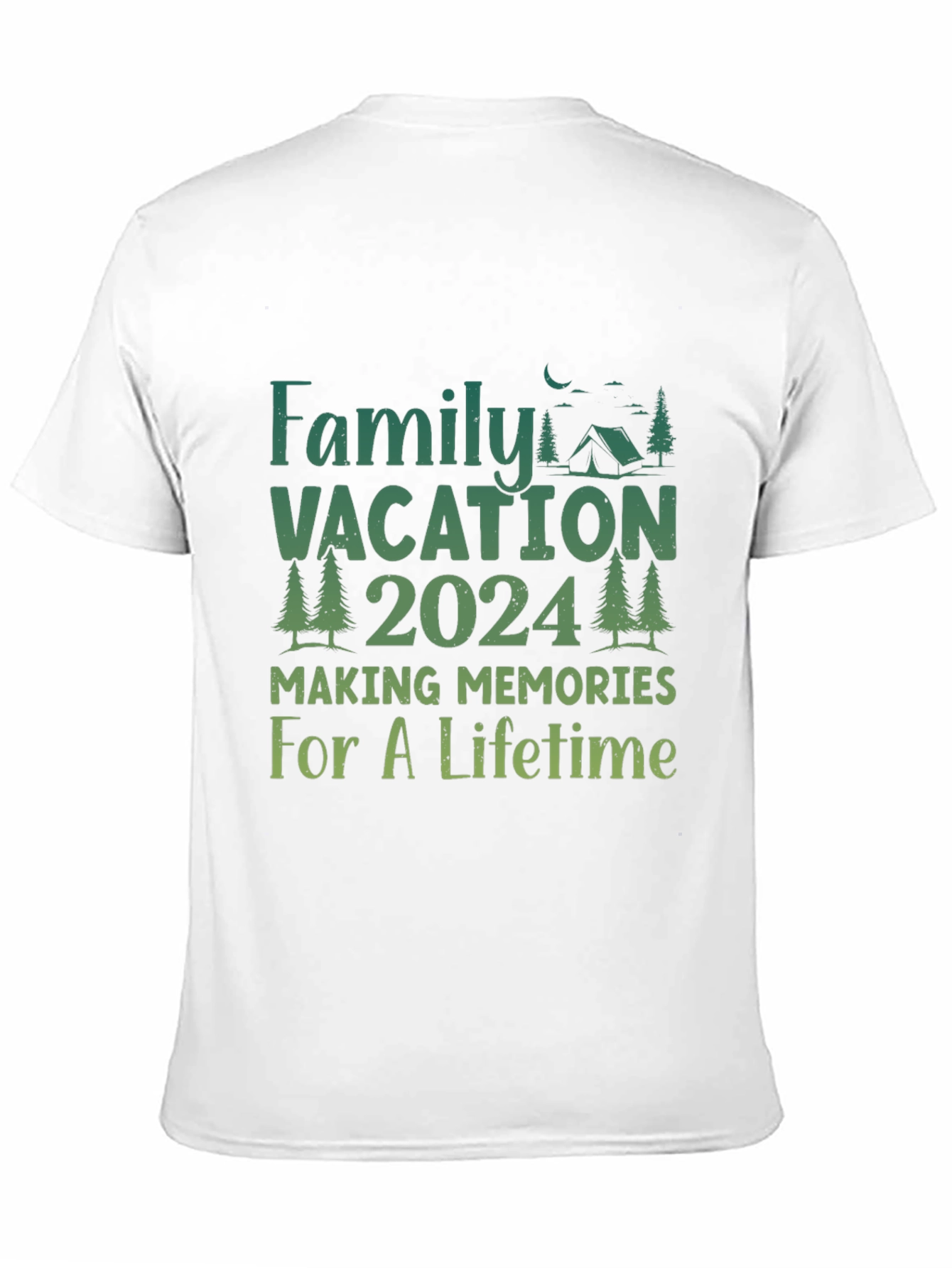 Black Family Vacation 2024 Camping Memories T-Shirt view 11