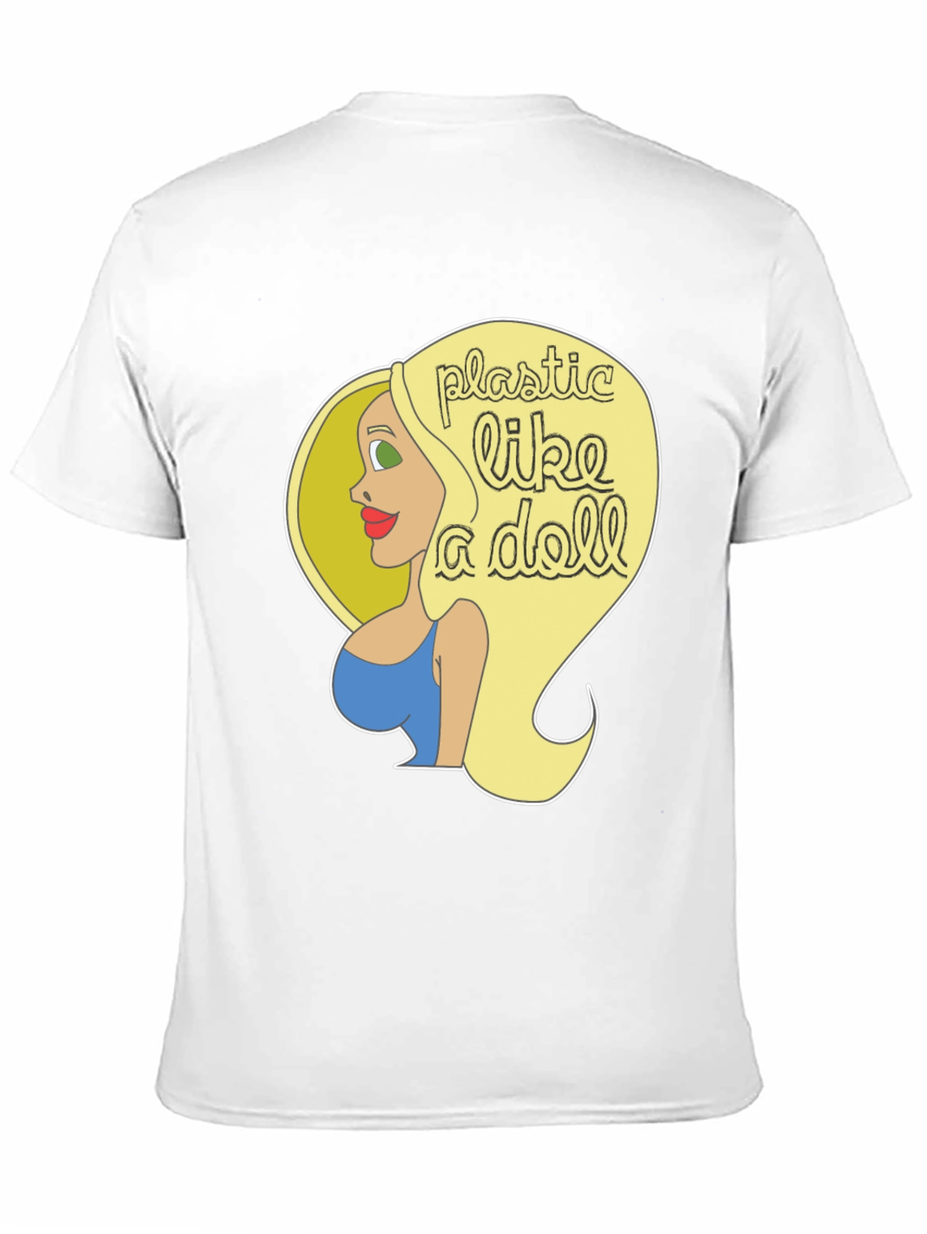 Black Plastic Doll Tee - Stylish Graphic T-Shirt view 11