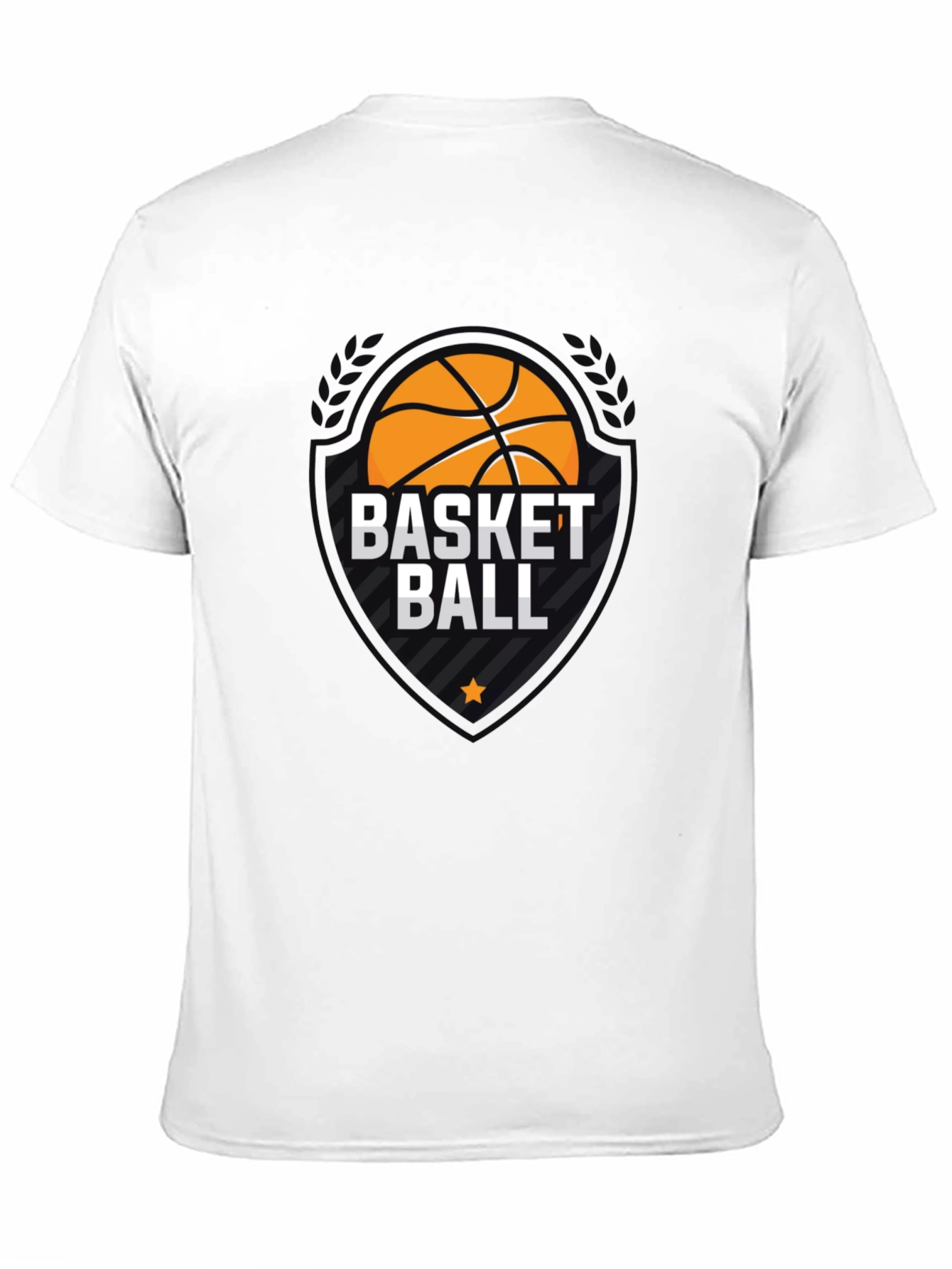 Black Basketball Graphic Tee - Stylish Black T-Shirt view 11