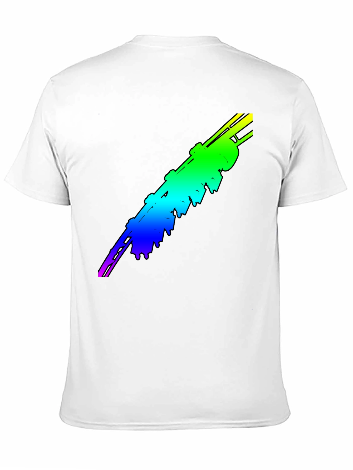 Black Rainbow Rocket T-Shirt view 11