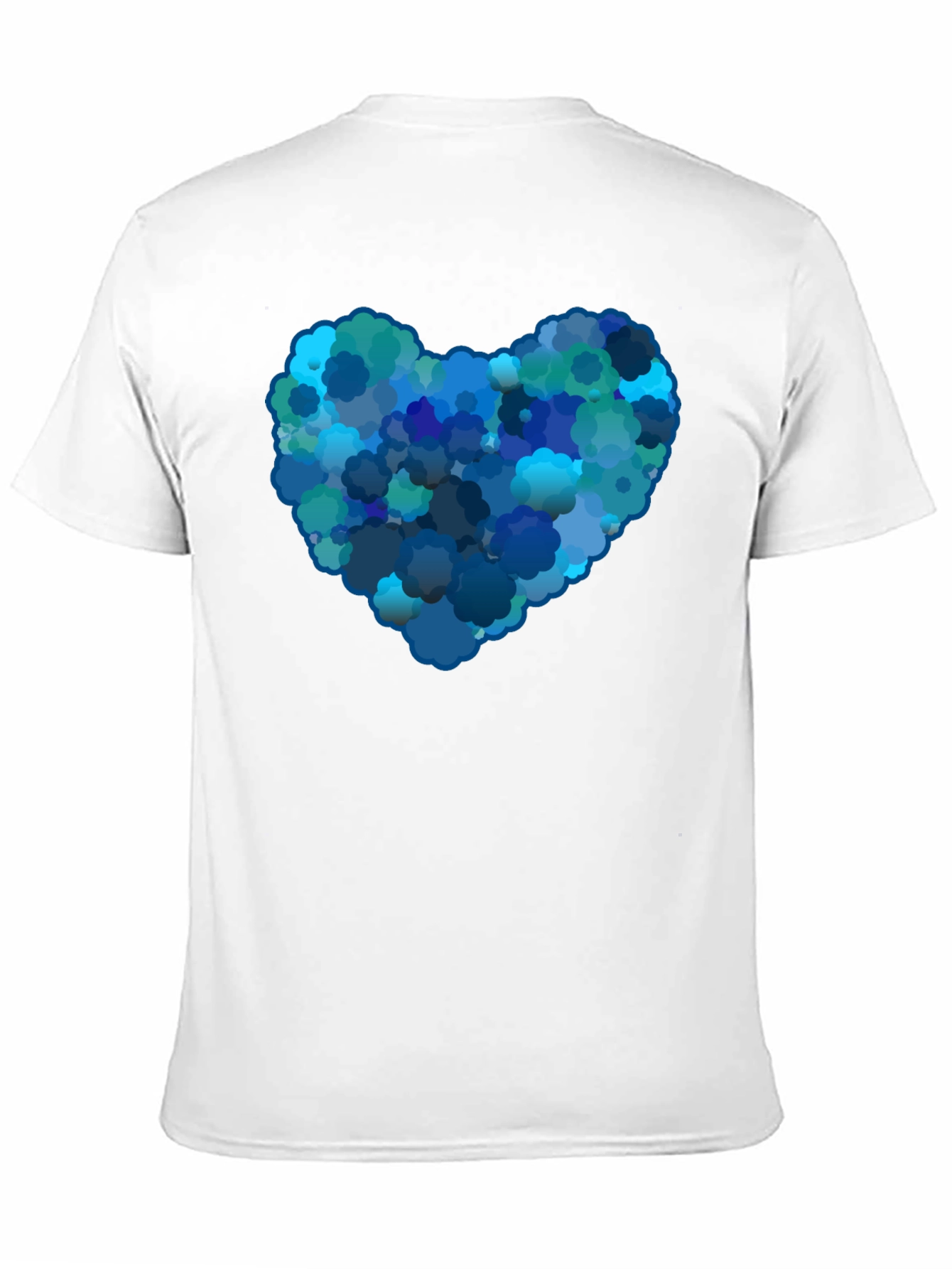 Black Cloud Heart Graphic Black T-Shirt view 11