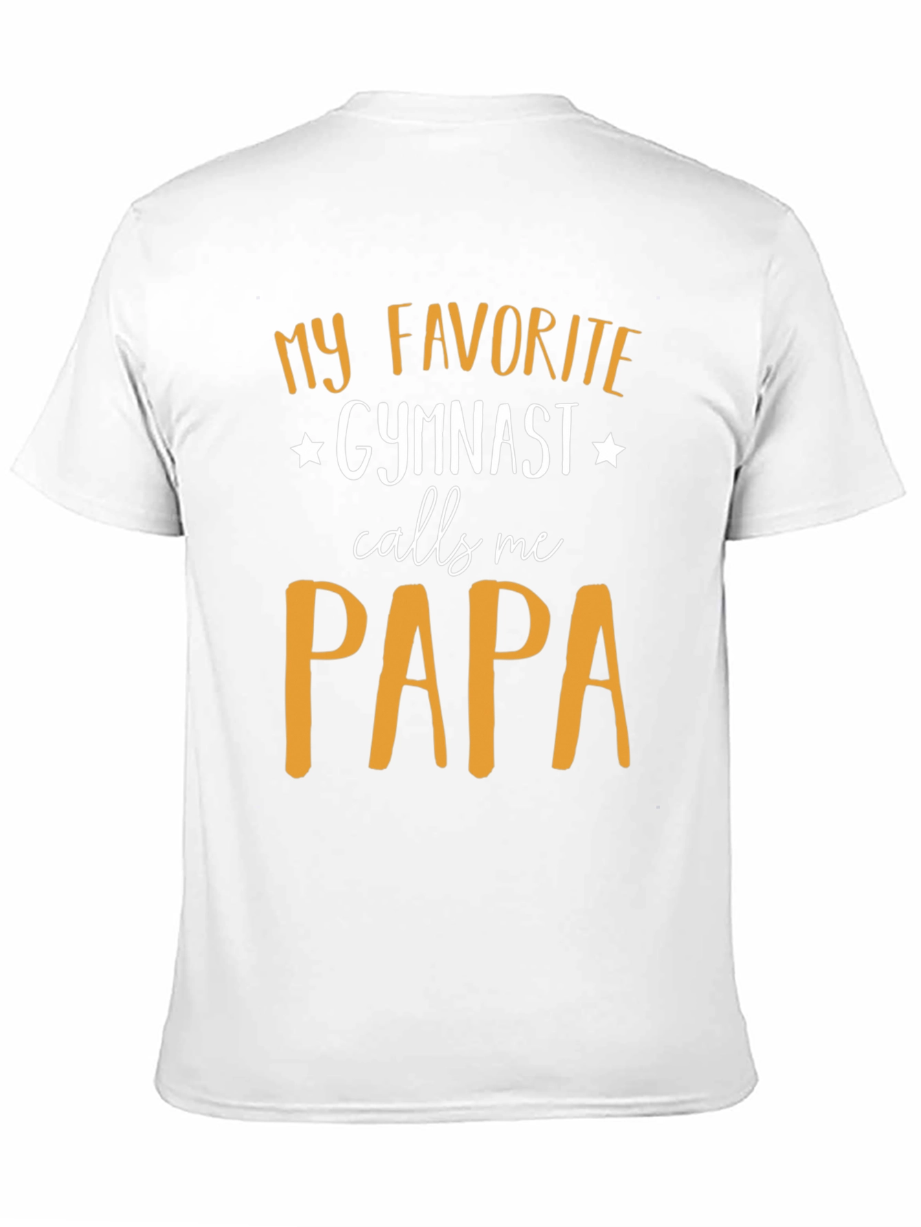 Black My Favorite Gymnast Calls Me Papa T-Shirt view 11