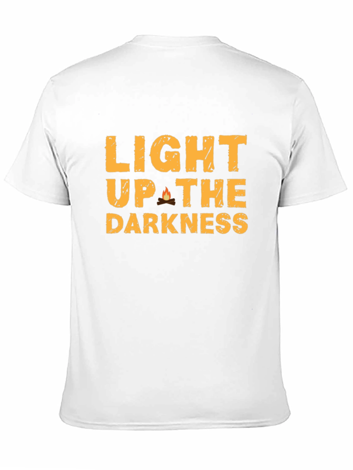 Black Light Up the Darkness Graphic Tee - Black view 11