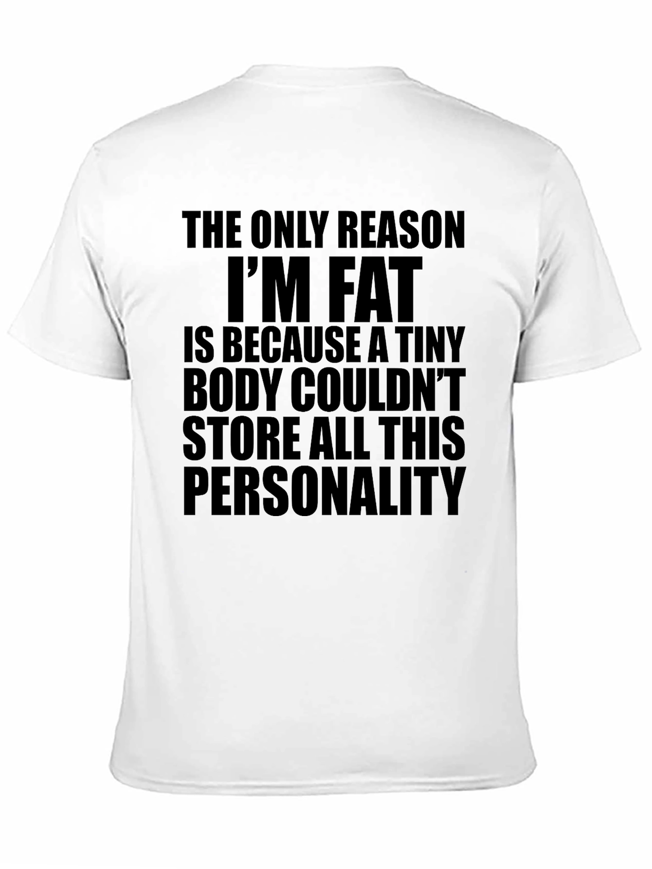 Black Funny Sarcastic Personality T-Shirt - Black Humor Tee view 11