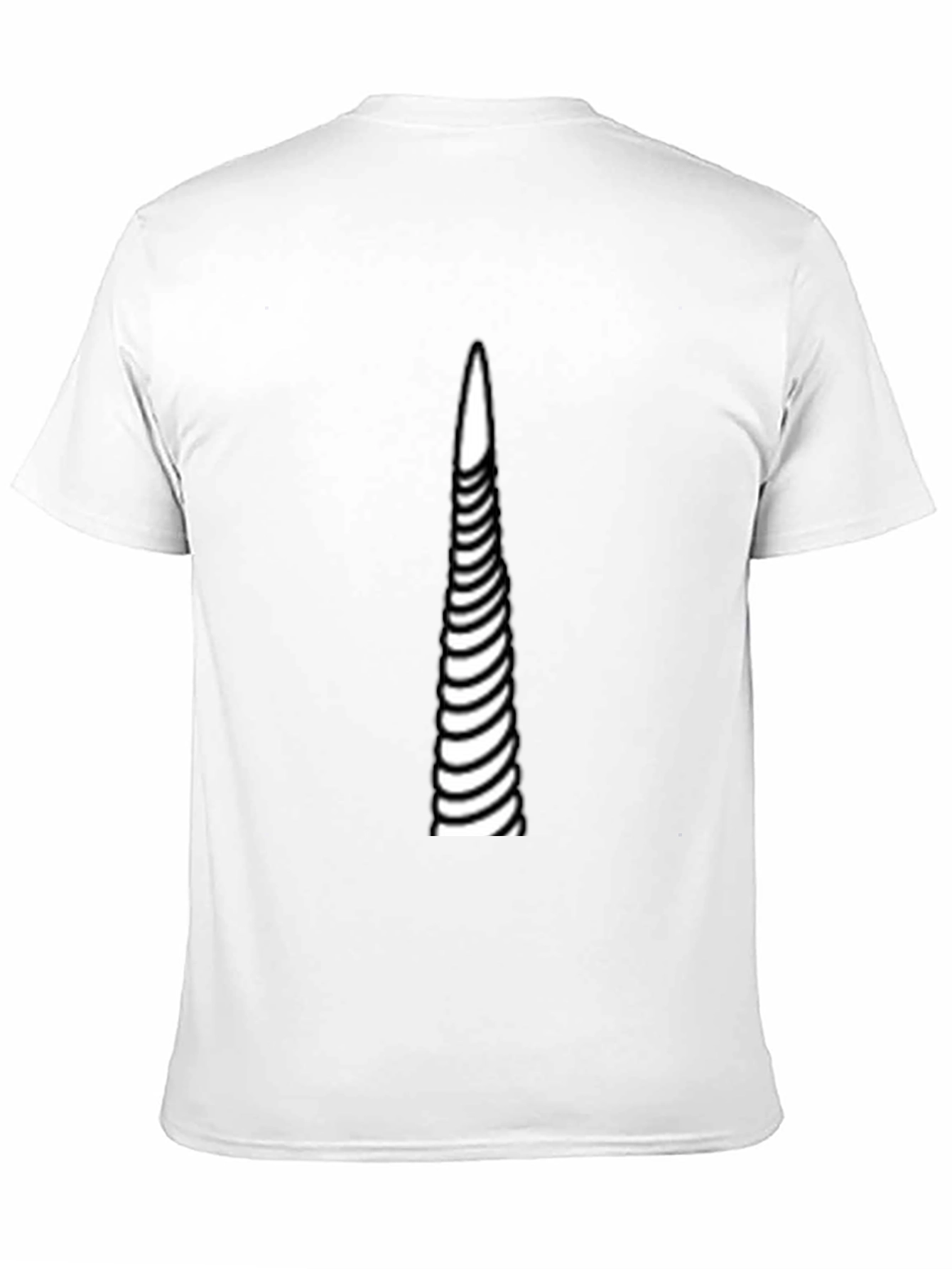 Black Unicorn Ribcage Graphic Tee - Black Cotton Blend view 11