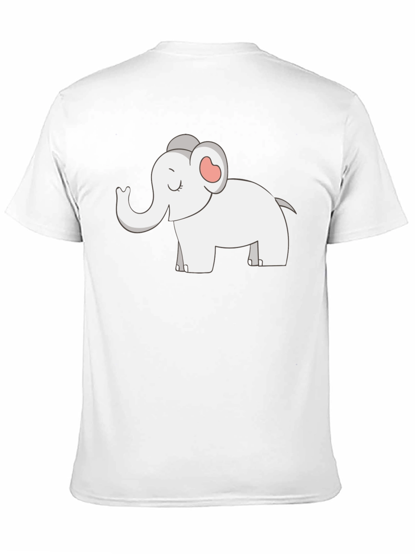 Black Elephant Graphic T-Shirt - Cute Cartoon Design view 11
