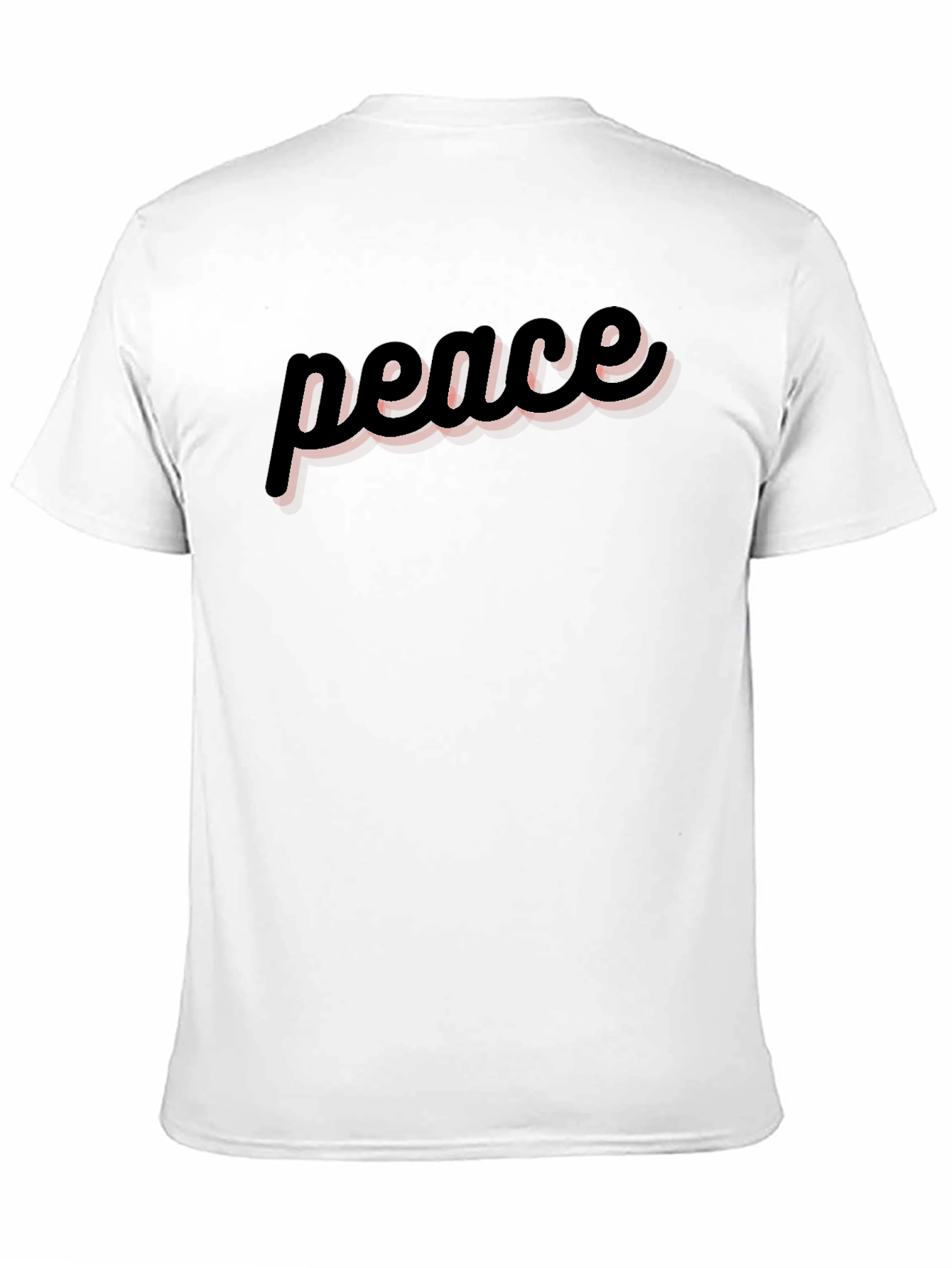 Black Peace Graphic Tee - Soft Cotton Casual Top view 11