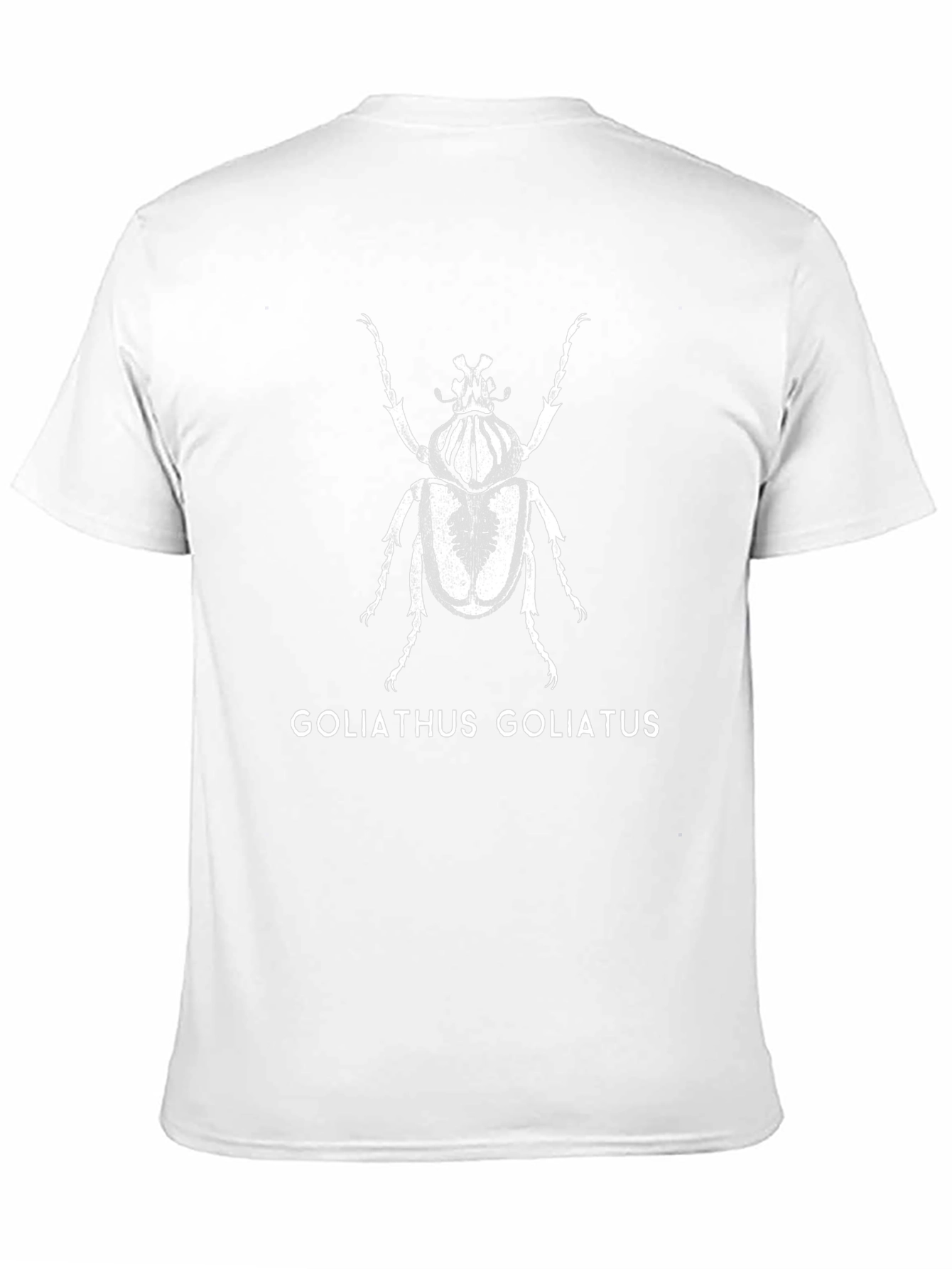 Goliathus Beetle Graphic Tee - Black Insect T-Shirt - 11