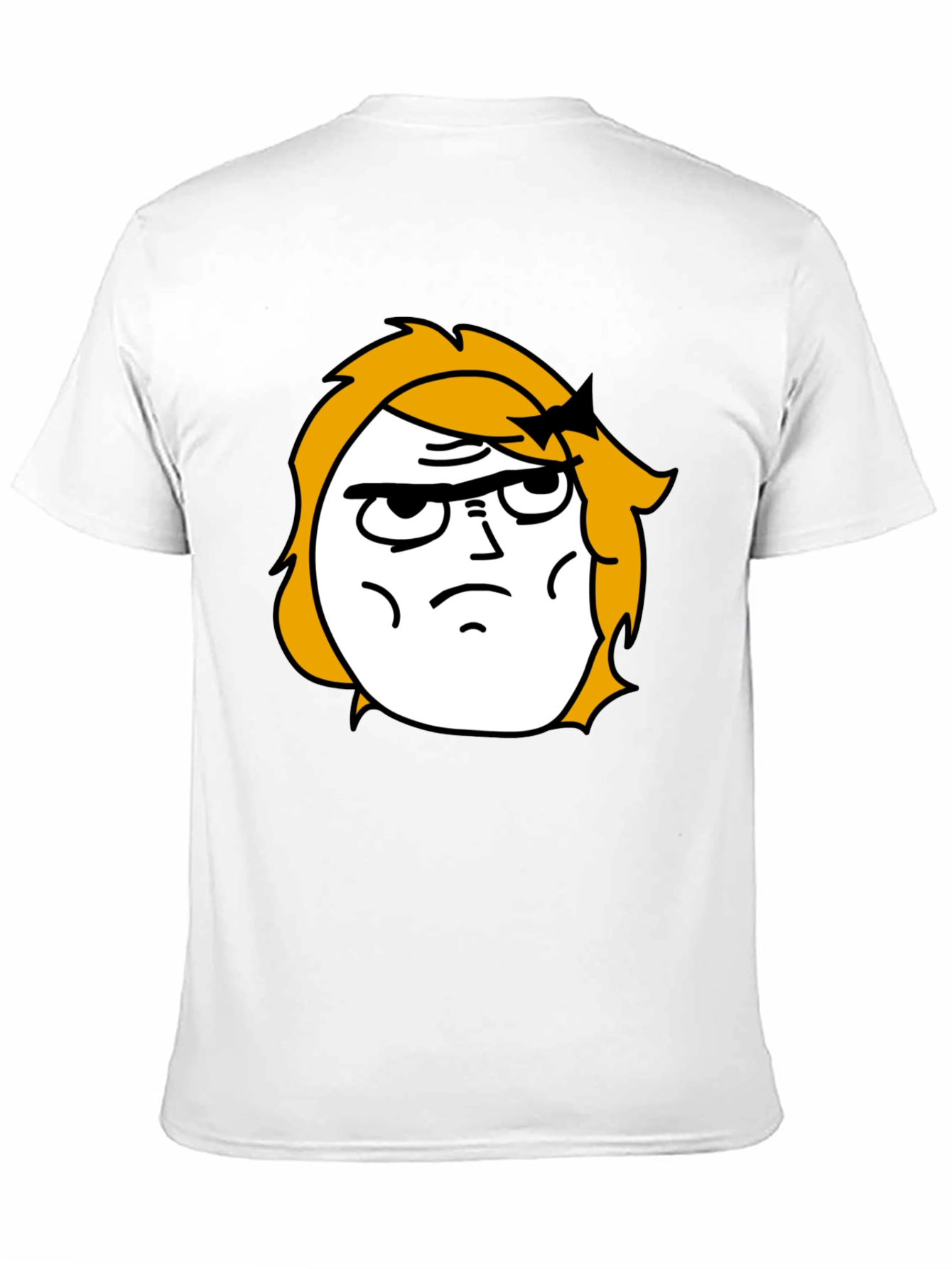 Black Meme Face Graphic Black T-Shirt view 11