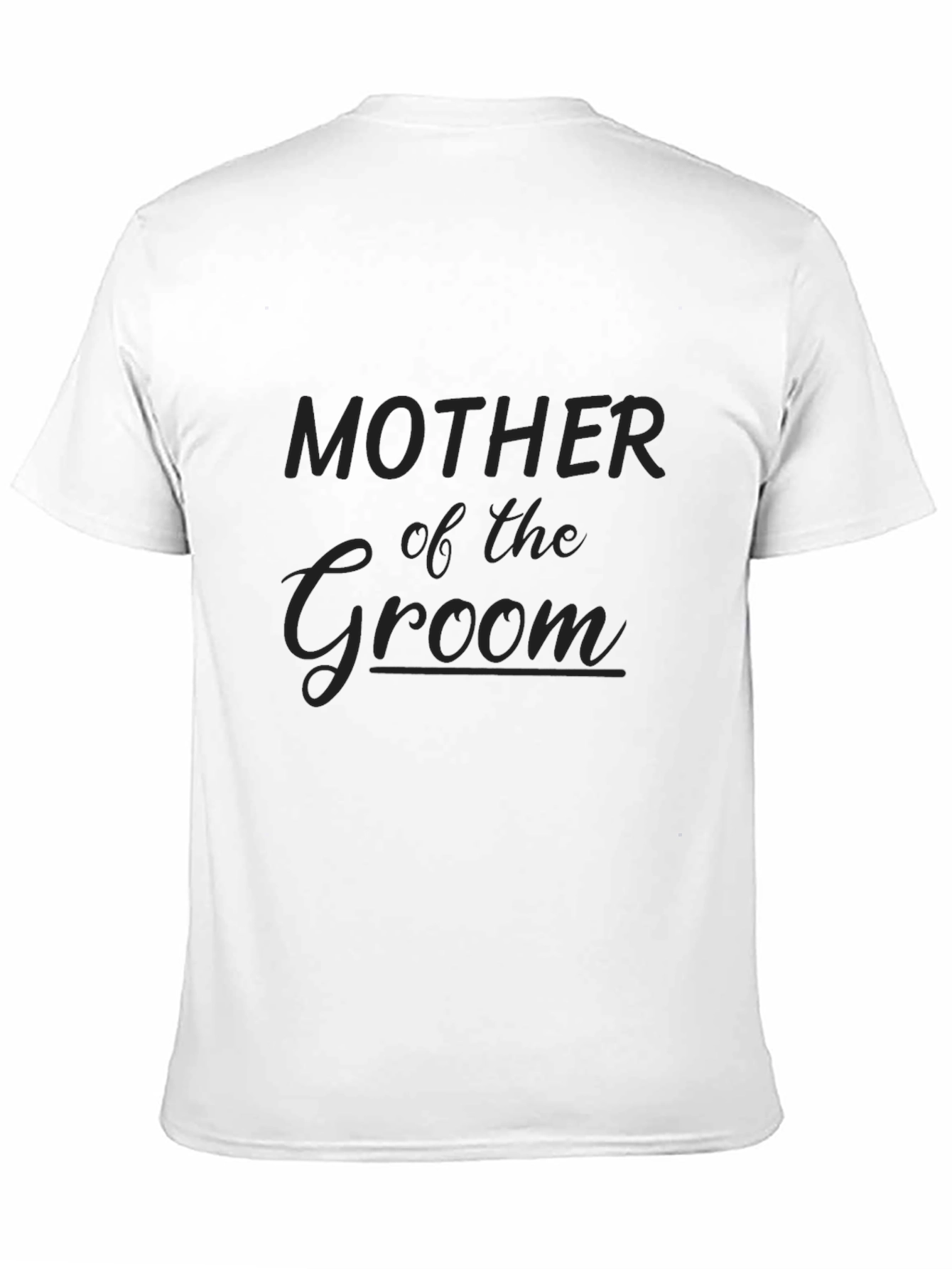 Black Mother of the Groom Black T-Shirt view 11