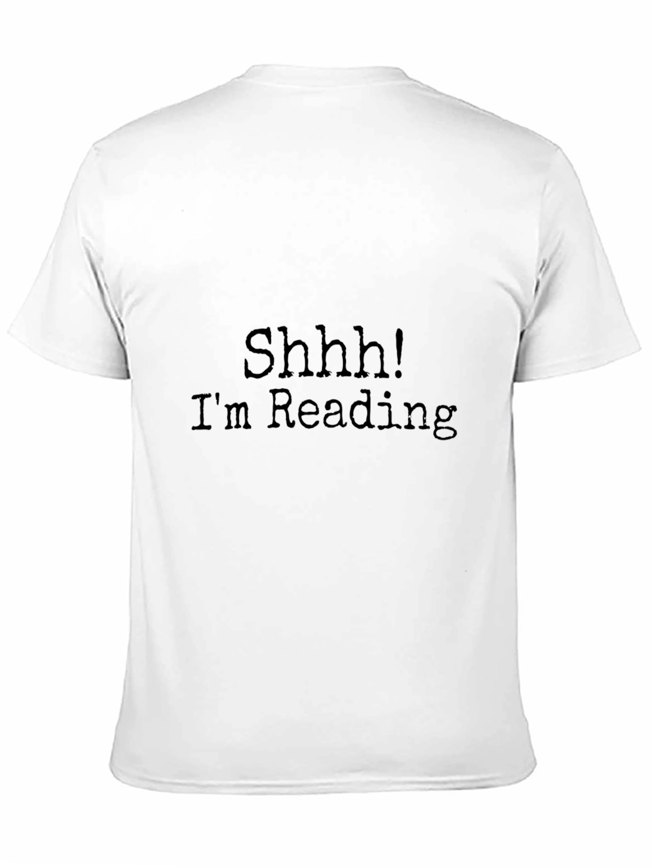 Black Shhh! I'm Reading Graphic Tee view 11