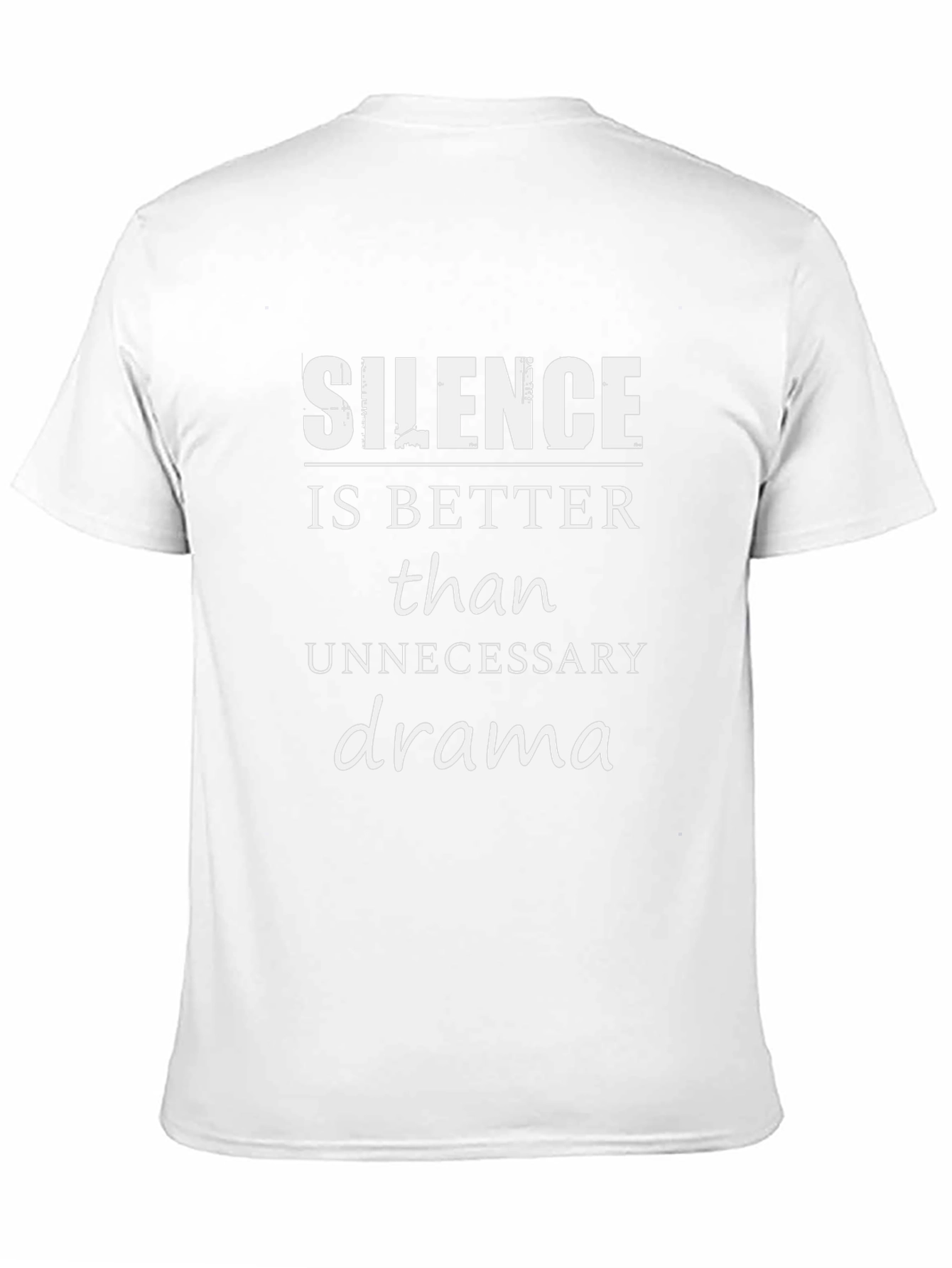 Black Silence is Better T-Shirt view 11