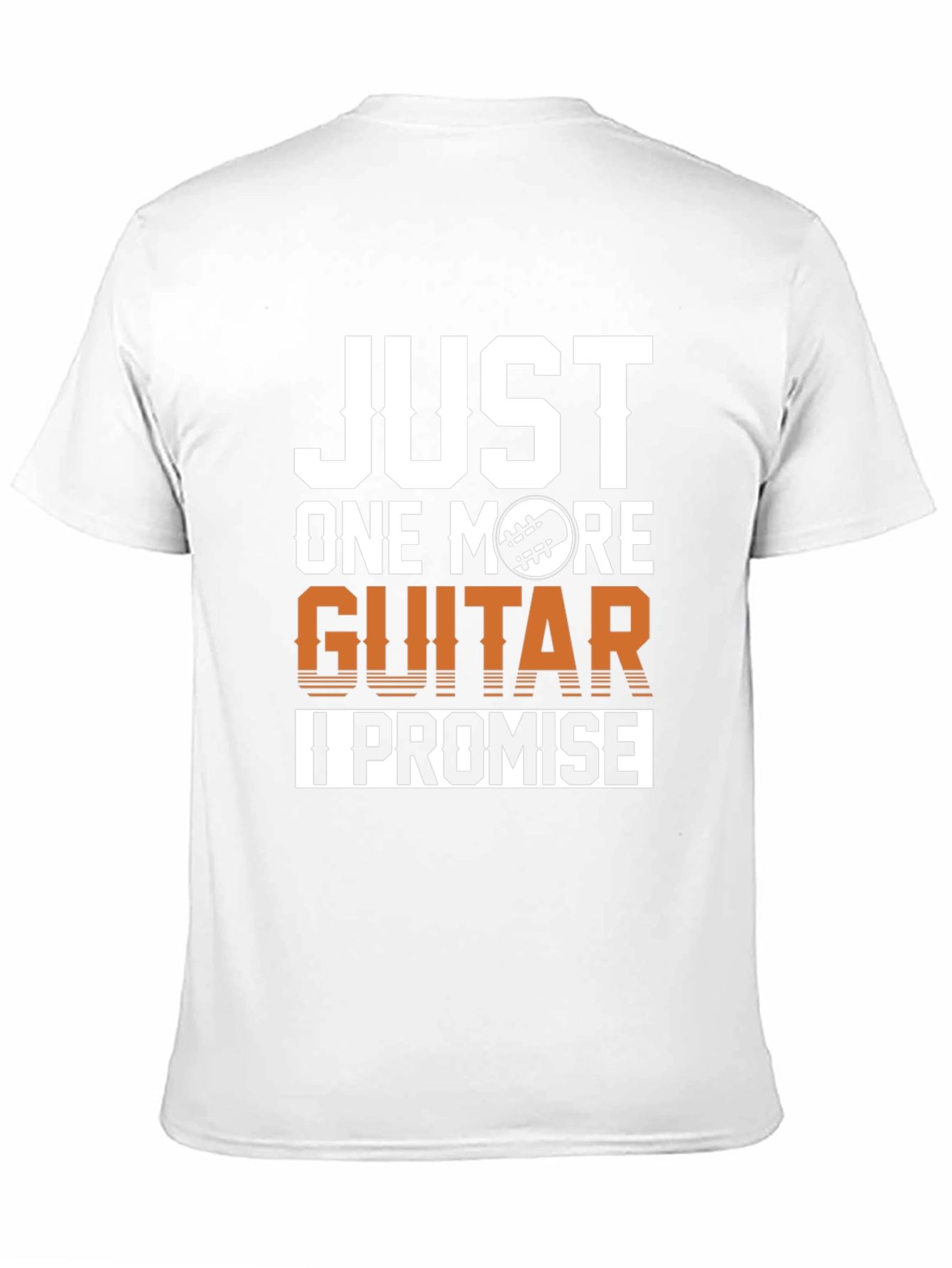Black Just One More Guitar T-Shirt, I Promise view 11