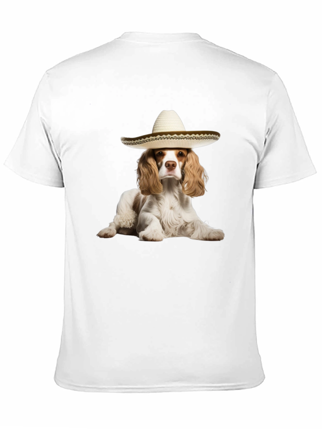 Black Dog Sombrero Graphic Tee - Funny Pet Lover T-Shirt view 11