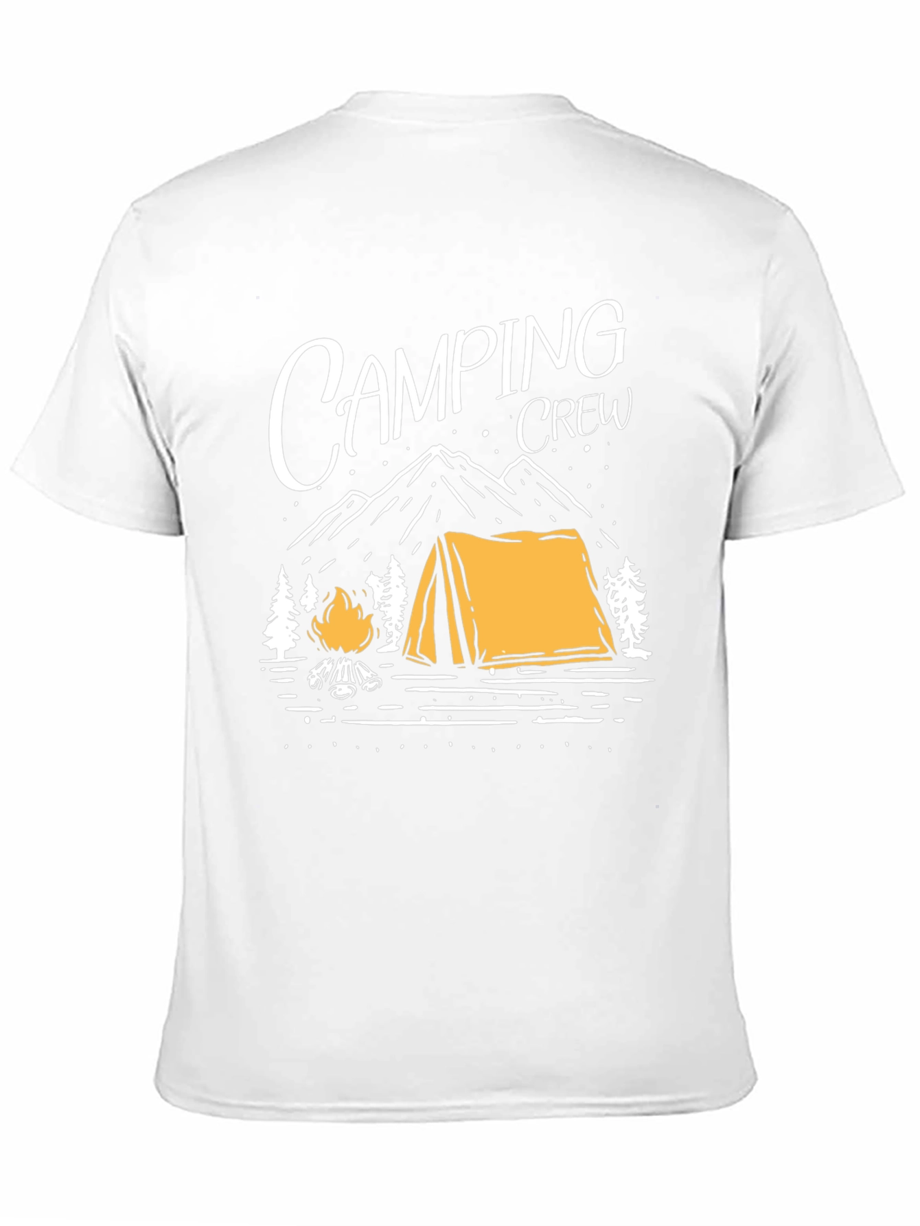Black Camping Crew Graphic Tee - Outdoor Adventure Shirt view 11