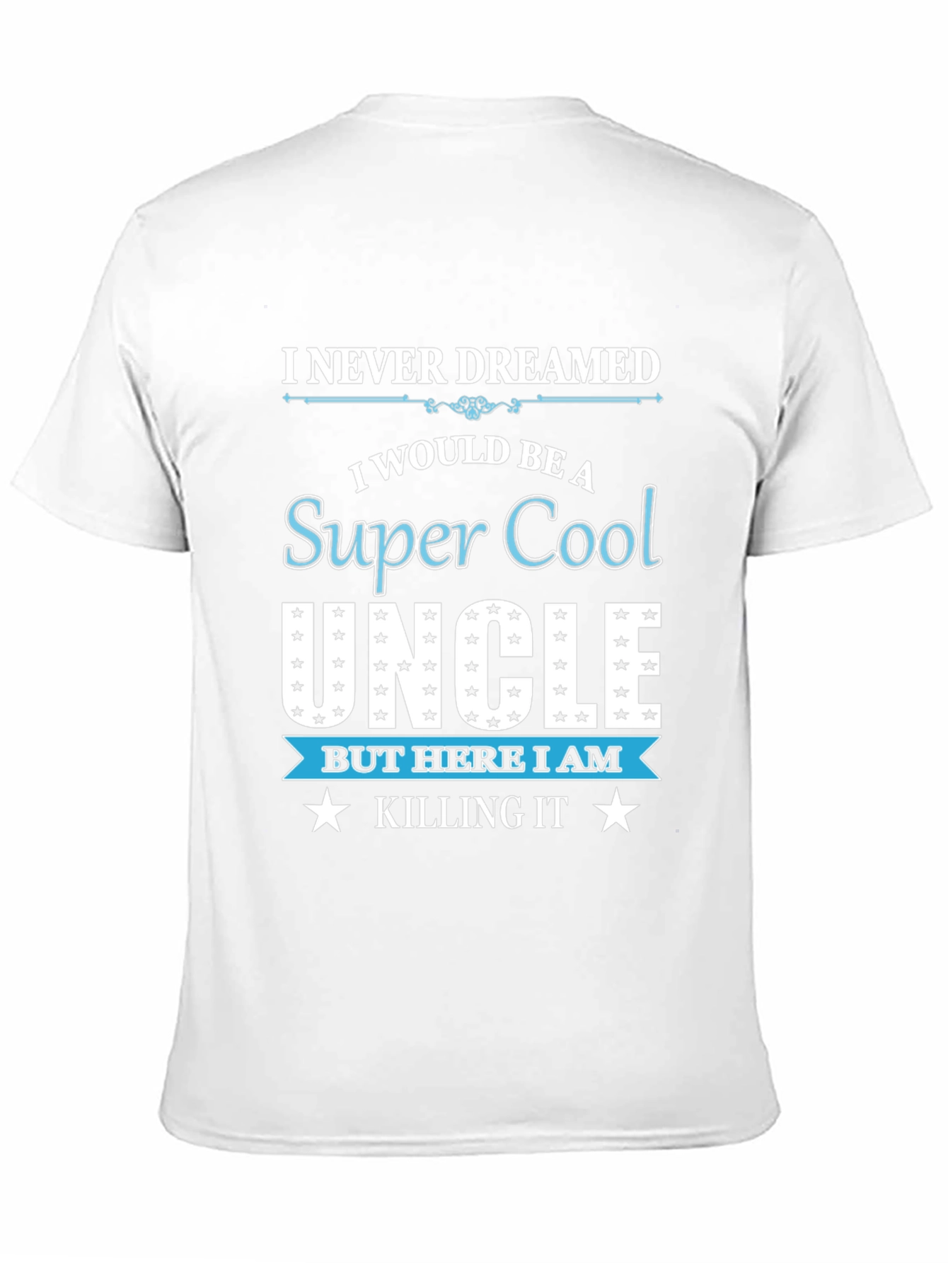 Black Super Cool Uncle Black T-Shirt view 11